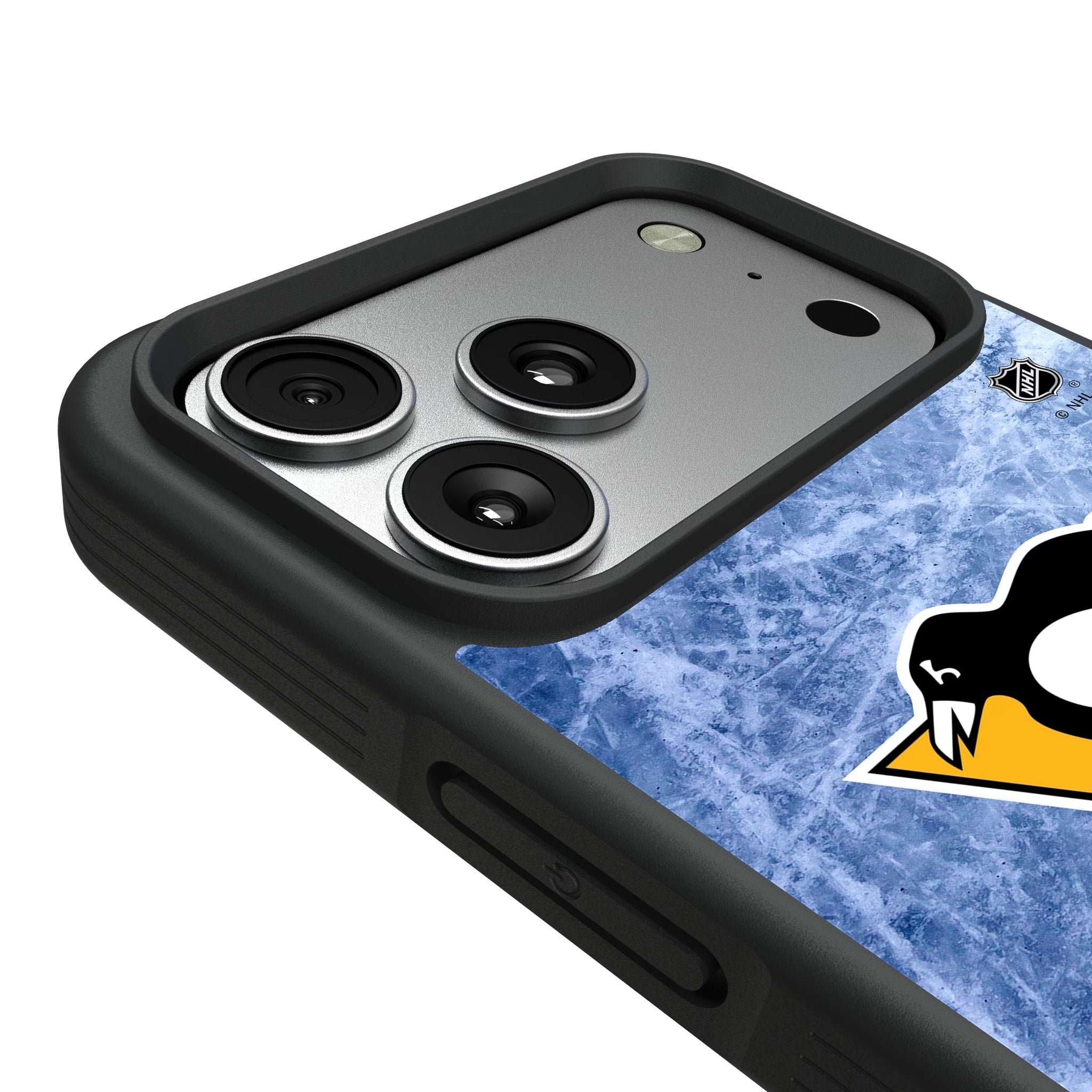 Pittsburgh Penguins Ice Wordmark Bump Phone Case for Apple iPhone 17 Series 6
