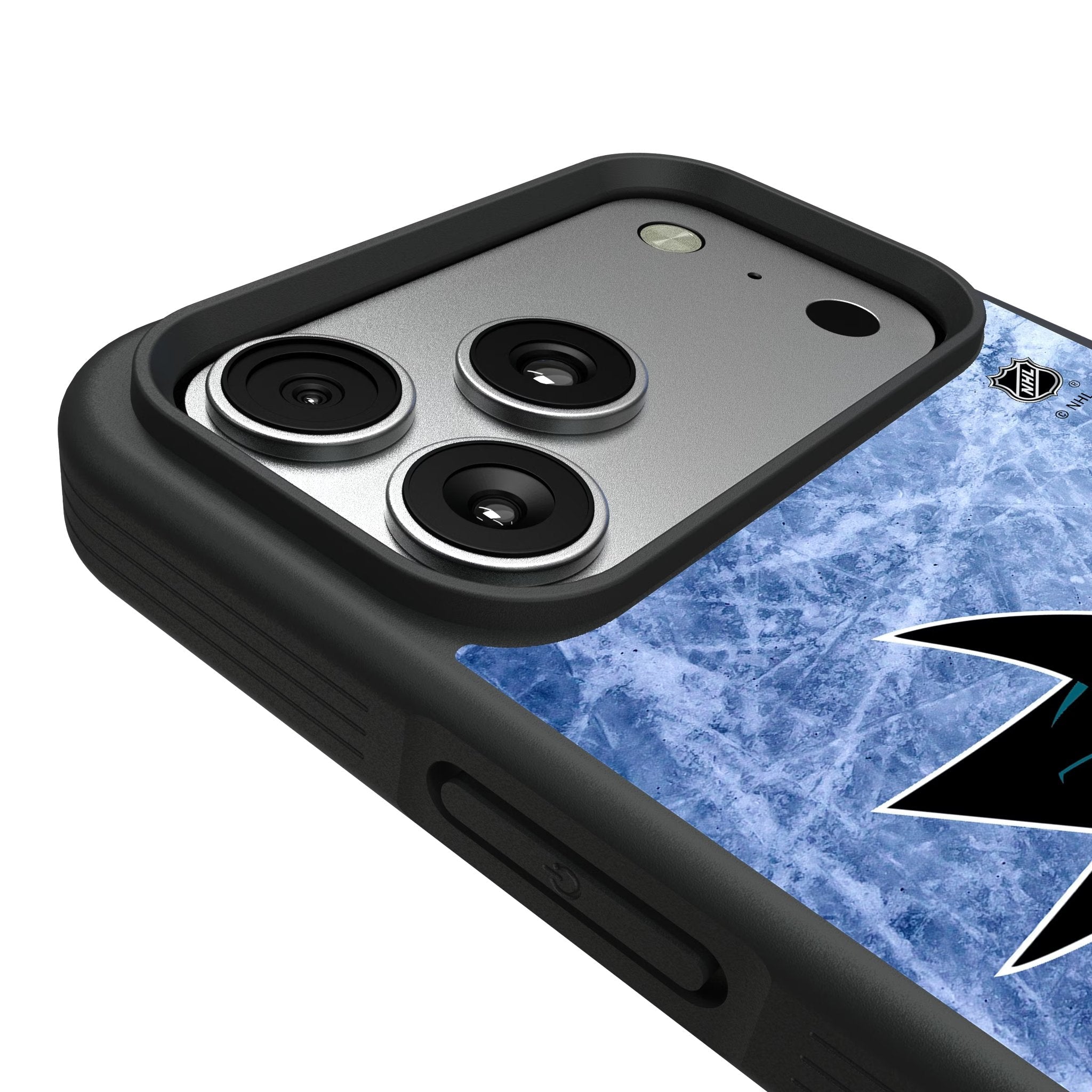 San Jose Sharks Ice Wordmark Bump Phone Case for Apple iPhone 17 Series 6