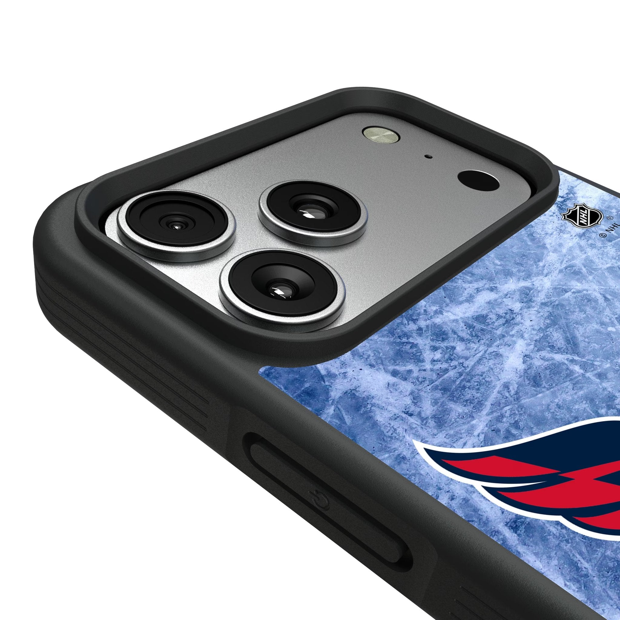 Washington Capitals Ice Wordmark Bump Phone Case for Apple iPhone 17 Series 6