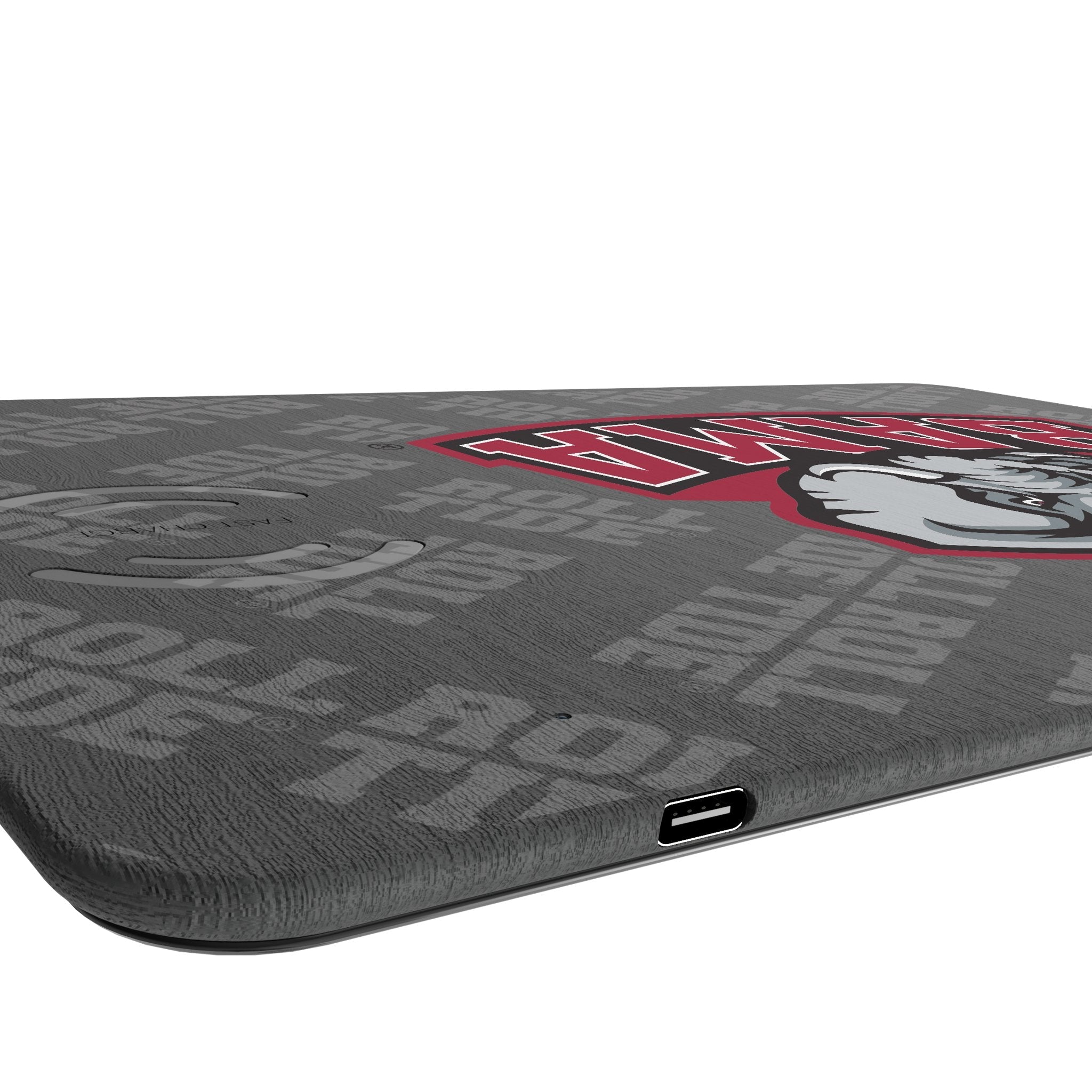 University of Alabama Crimson Tide Script A Quadtile 15-Watt Wireless Charger and Mouse Pad 3