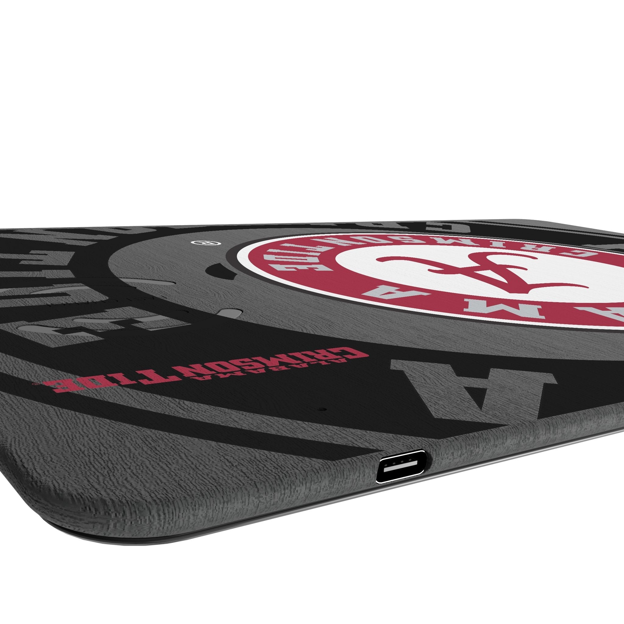 University of Alabama Crimson Tide Monocolor Tilt 15-Watt Wireless Charger and Mouse Pad 3