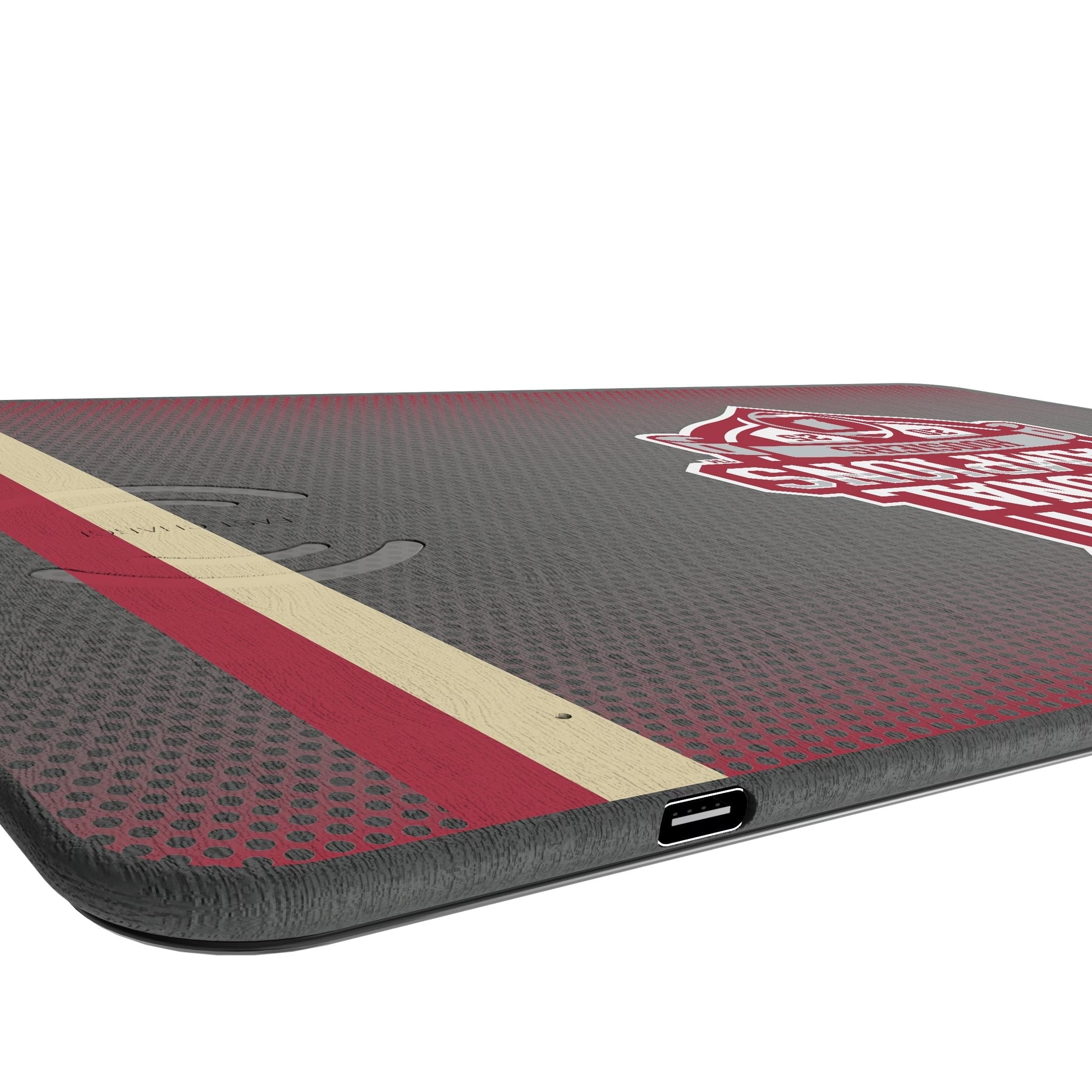 Indiana University Hoosiers 2025 College Football Playoff National Champion 15-Watt Wireless Charger and Mouse Pad 3