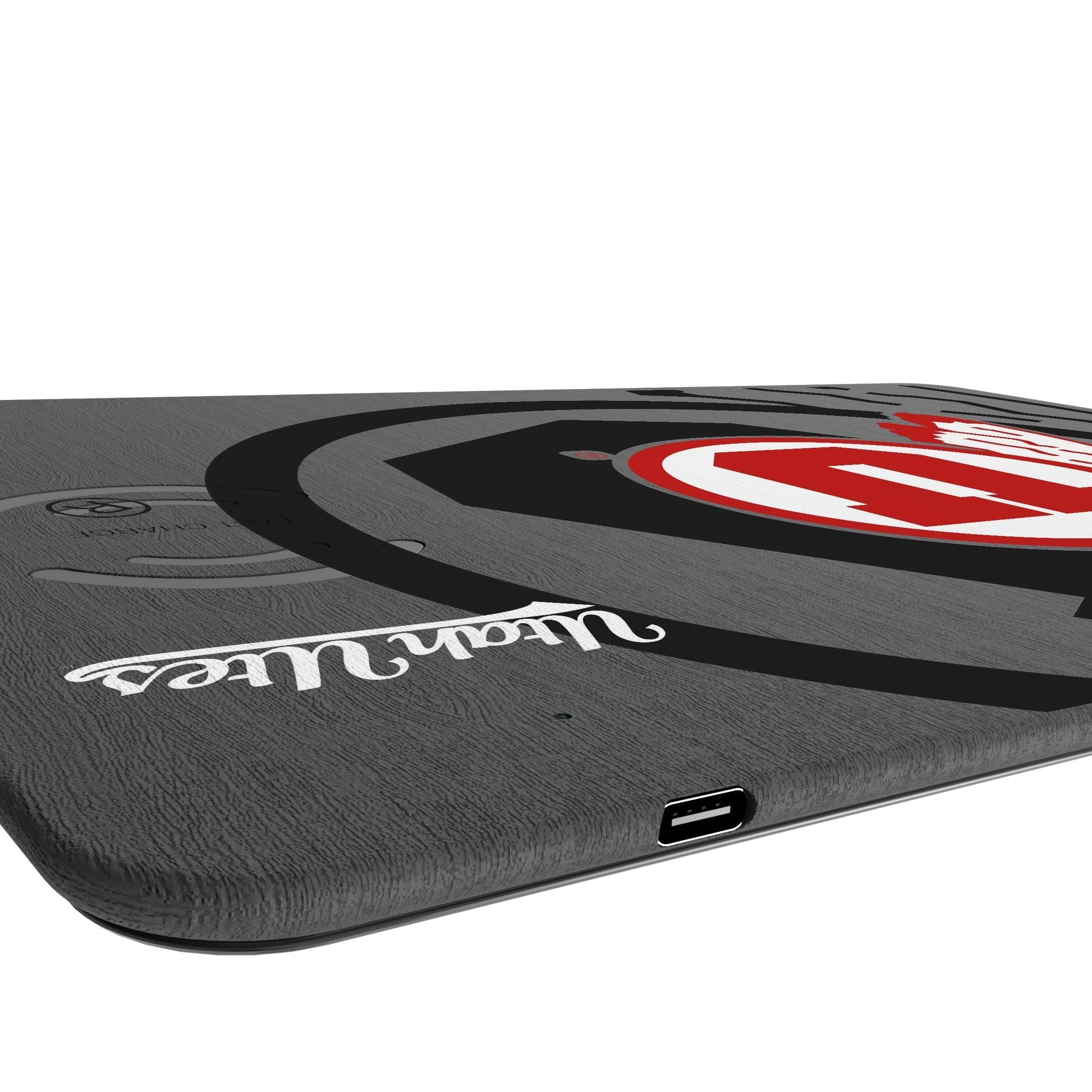 University of Utah Utes Monocolor Tilt 15-Watt Wireless Charger and Mouse Pad 3