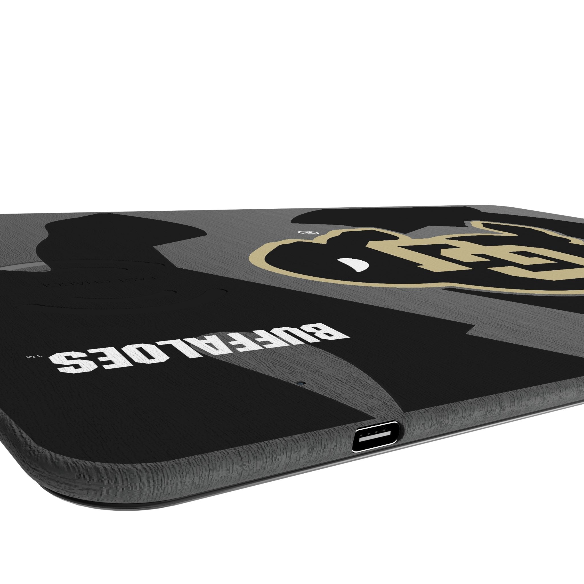 University of Colorado Buffaloes Monocolor Tilt 15-Watt Wireless Charger and Mouse Pad 3