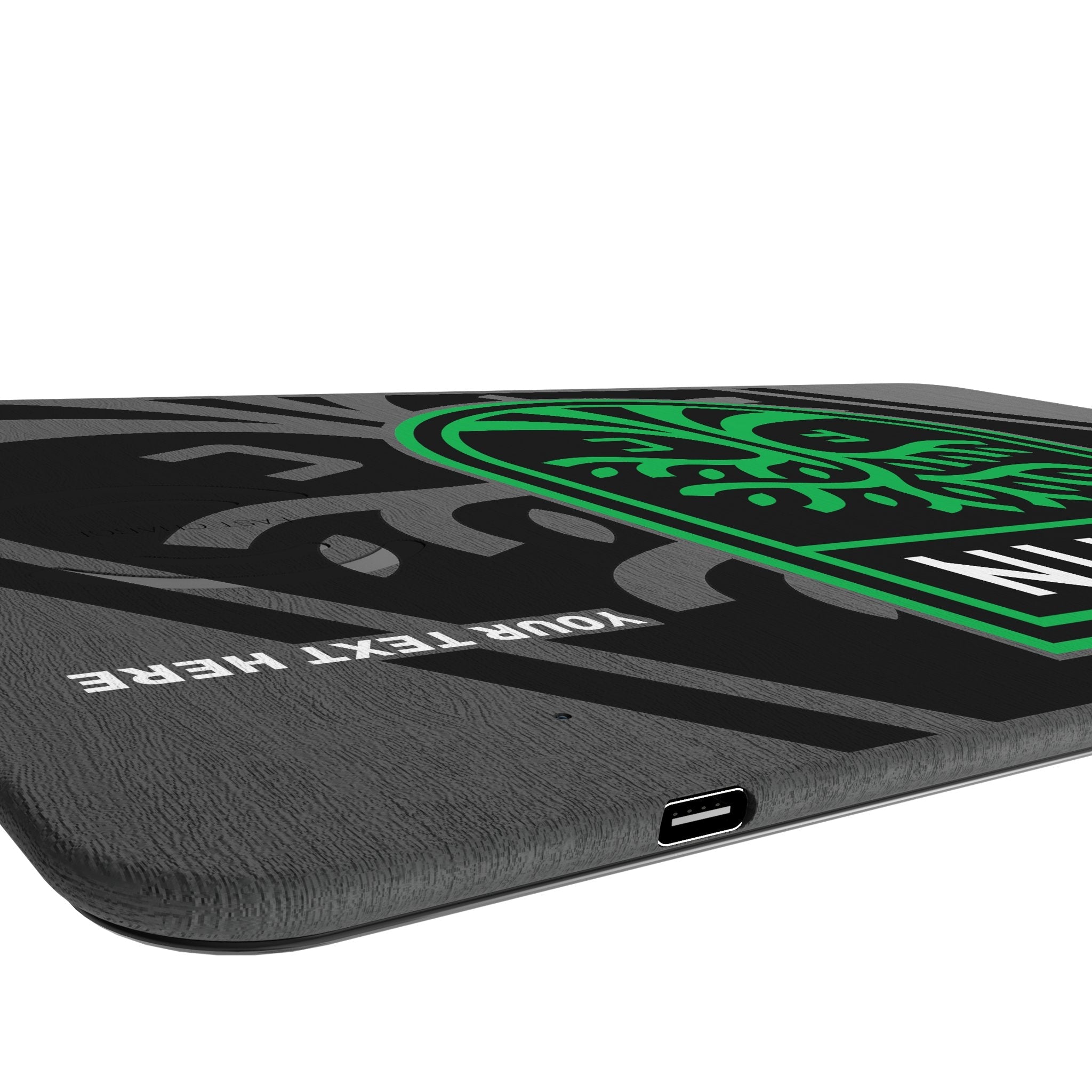 Austin FC Personalized Tilt 15-Watt Wireless Charger and Mouse Pad 3