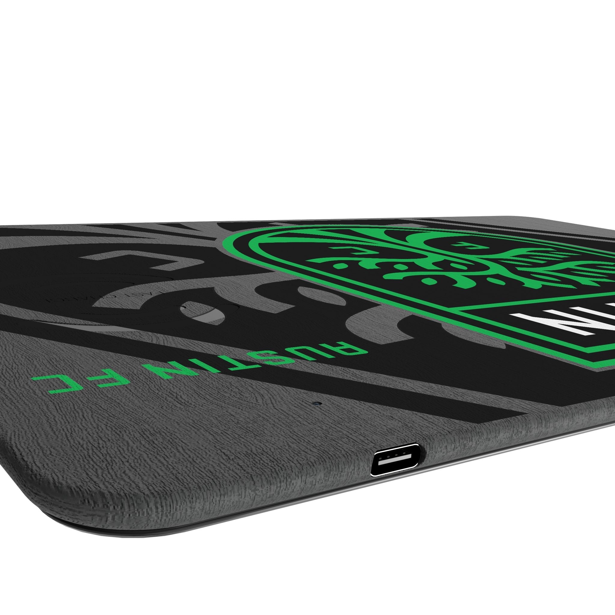 Austin FC Monocolor Tilt 15-Watt Wireless Charger and Mouse Pad 3
