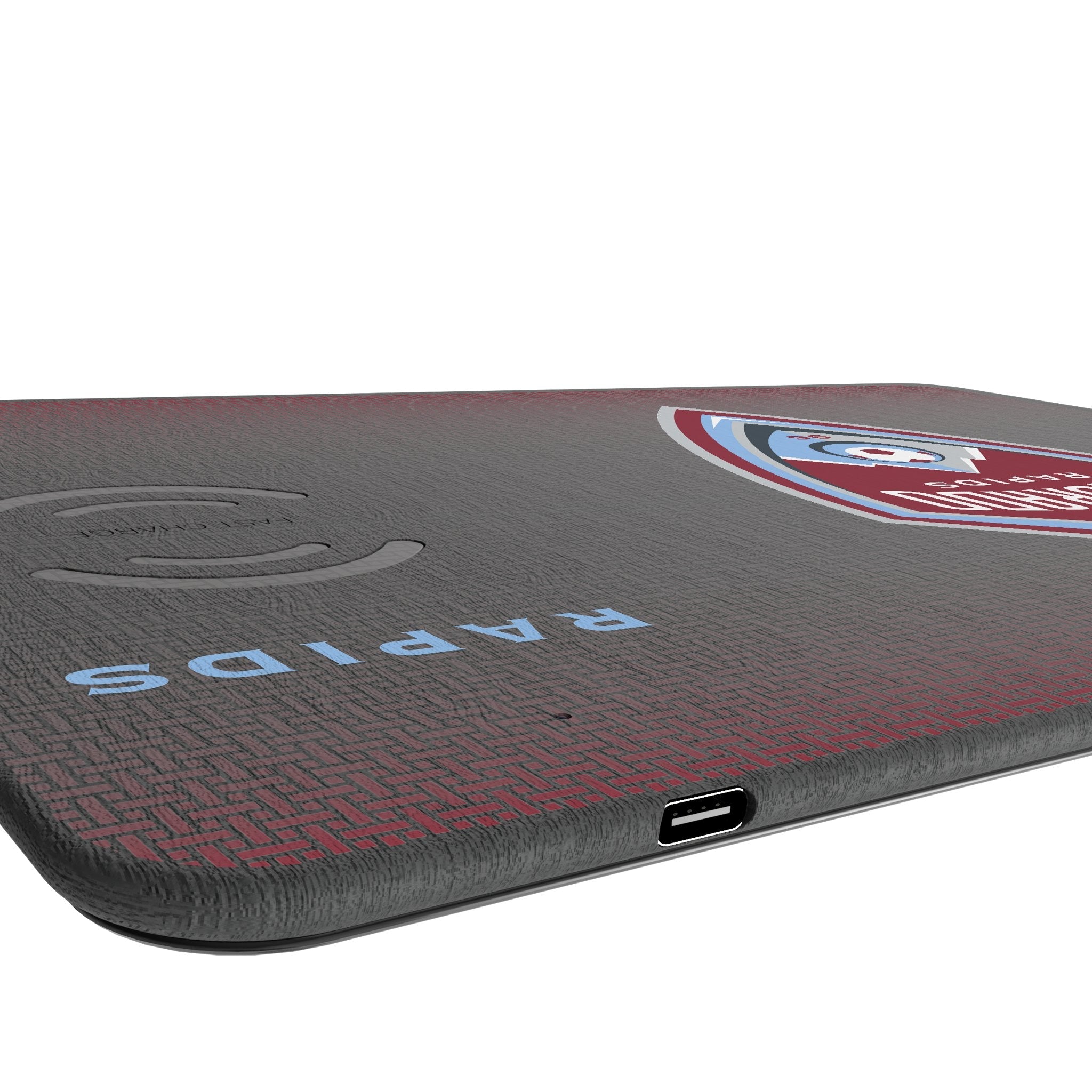 Colorado Rapids Linen 15-Watt Wireless Charger and Mouse Pad 3