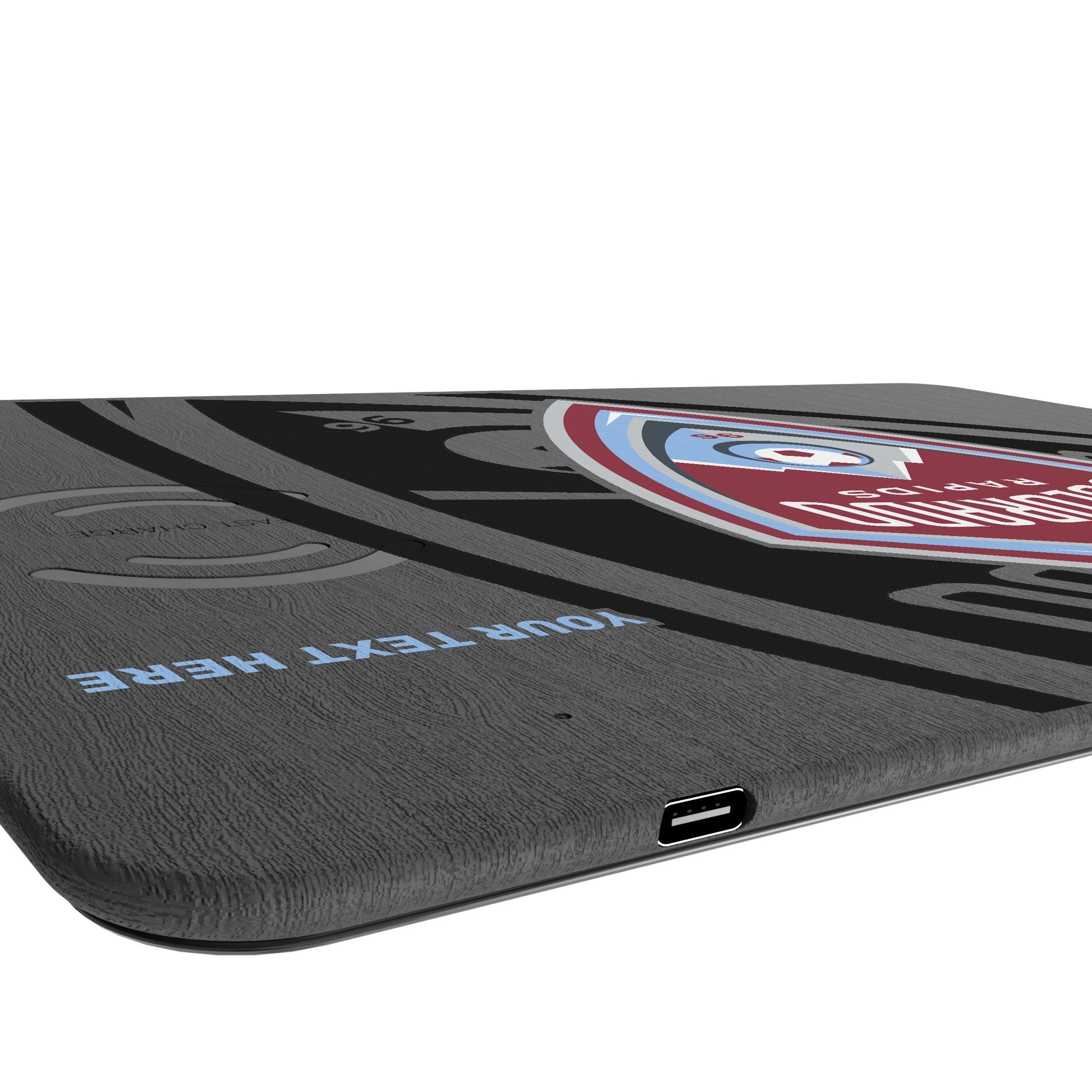 Colorado Rapids Personalized Tilt 15-Watt Wireless Charger and Mouse Pad 3