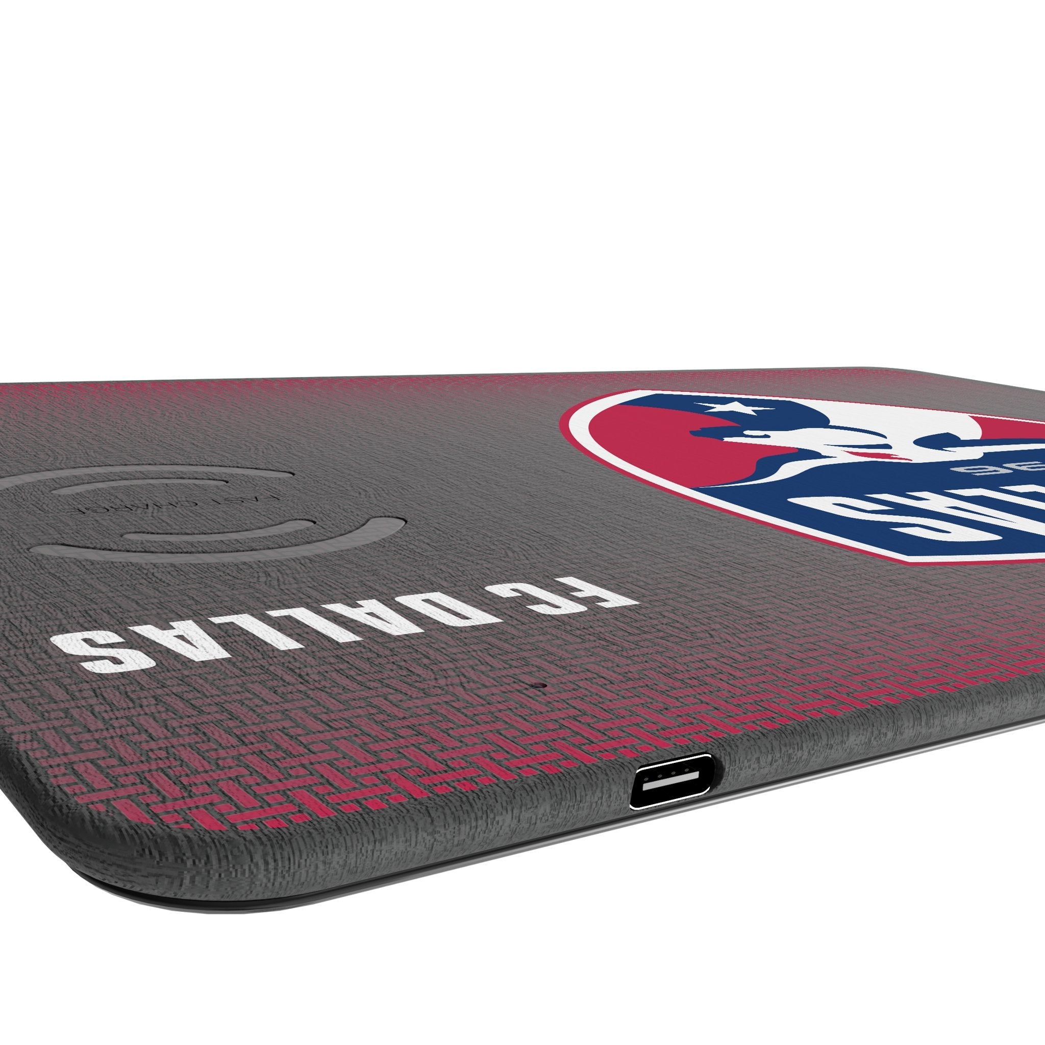 FC Dallas Linen 15-Watt Wireless Charger and Mouse Pad 3