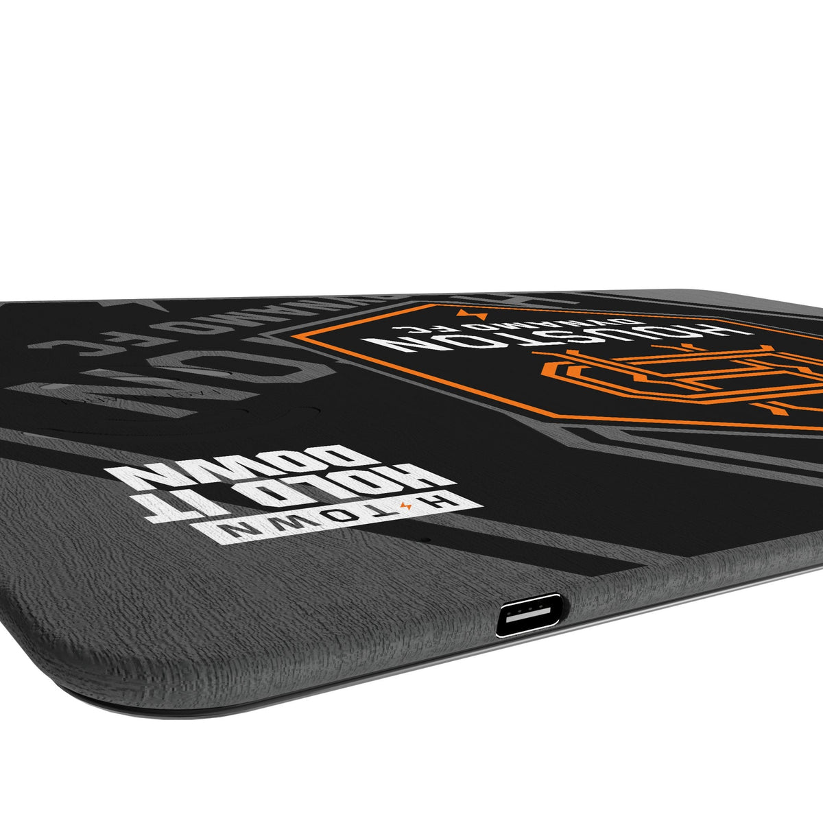 Houston Dynamo Monocolor Tilt 15-Watt Wireless Charger and Mouse Pad 3