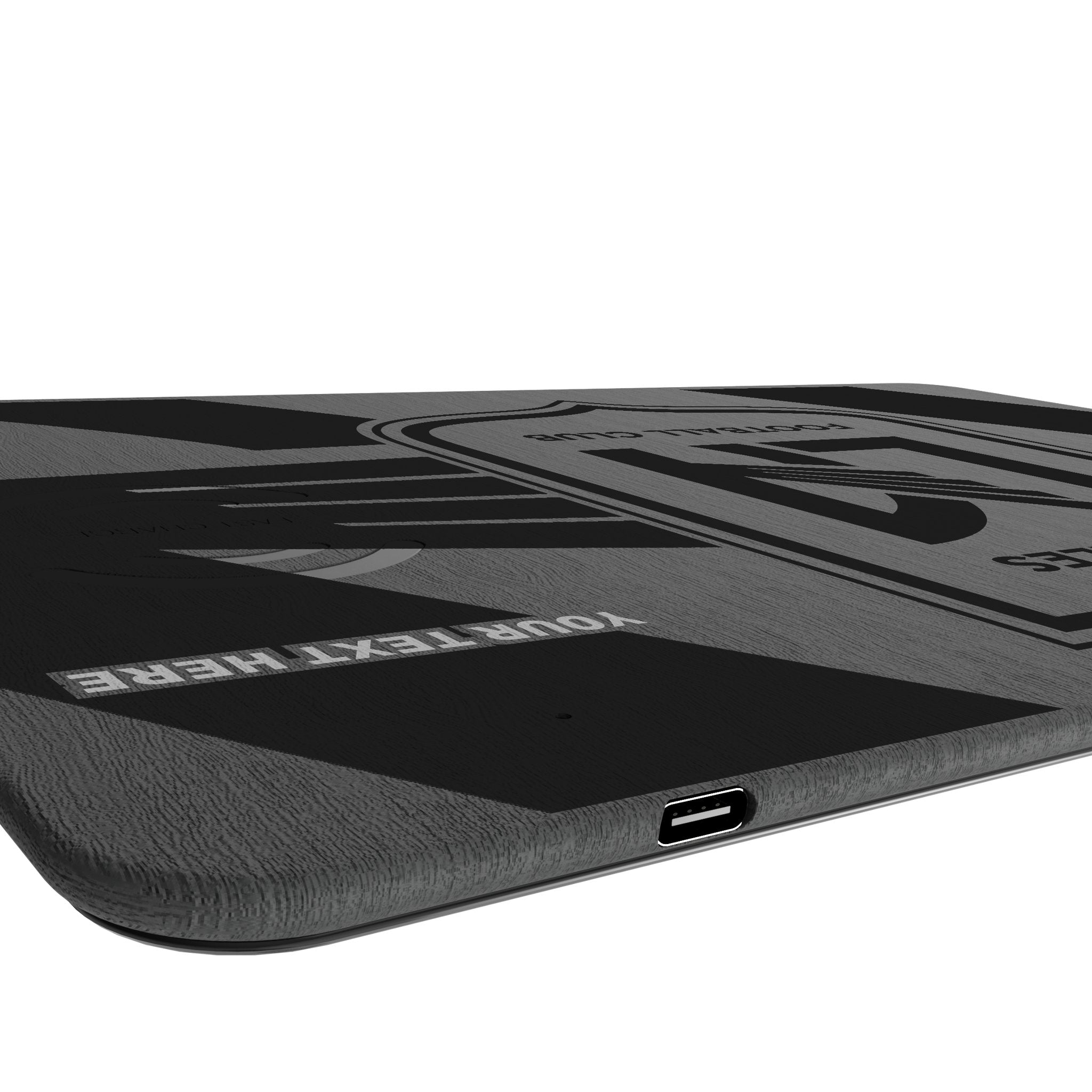 Los Angeles Football Club Personalized Tilt 15-Watt Wireless Charger and Mouse Pad 3