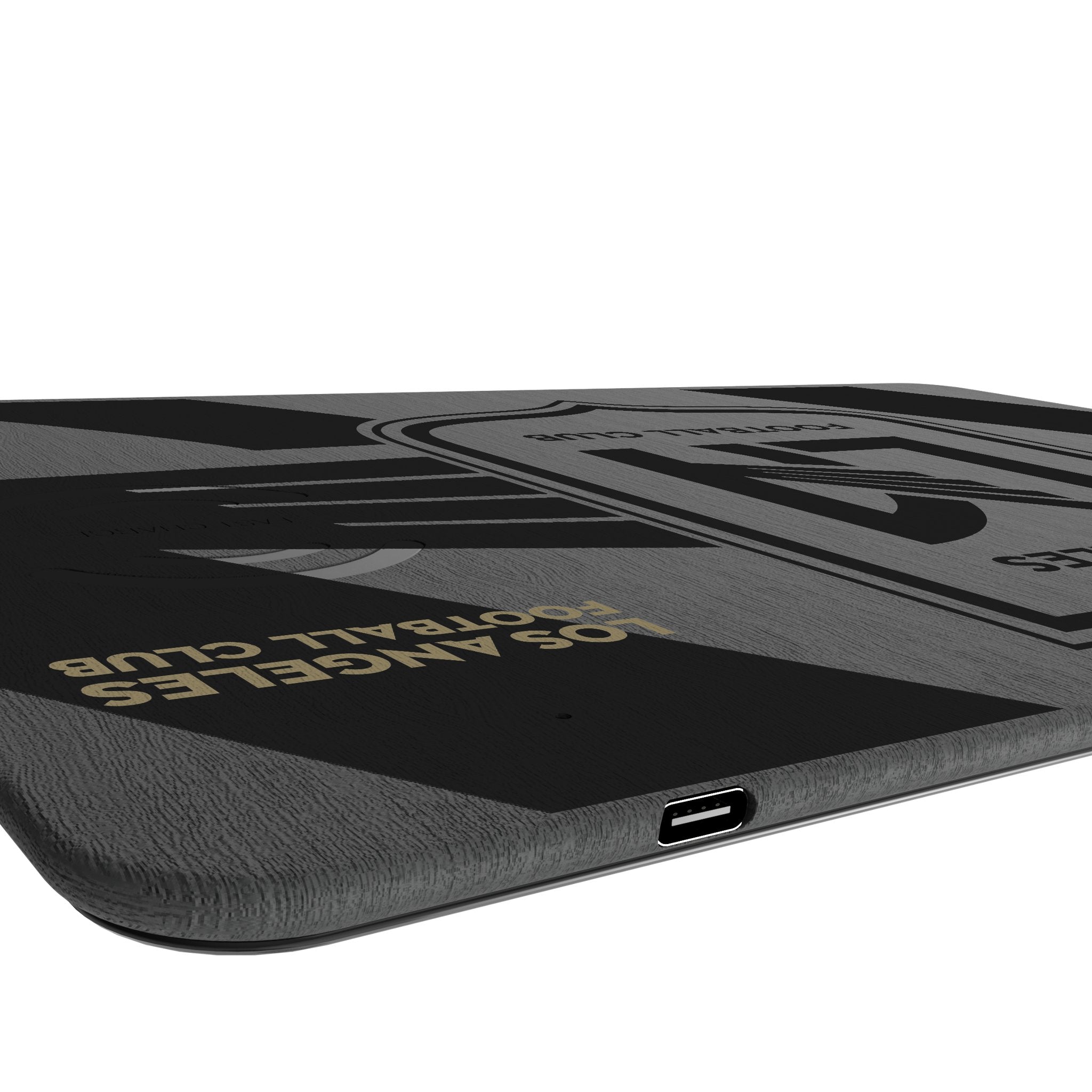 Los Angeles Football Club Monocolor Tilt 15-Watt Wireless Charger and Mouse Pad 3