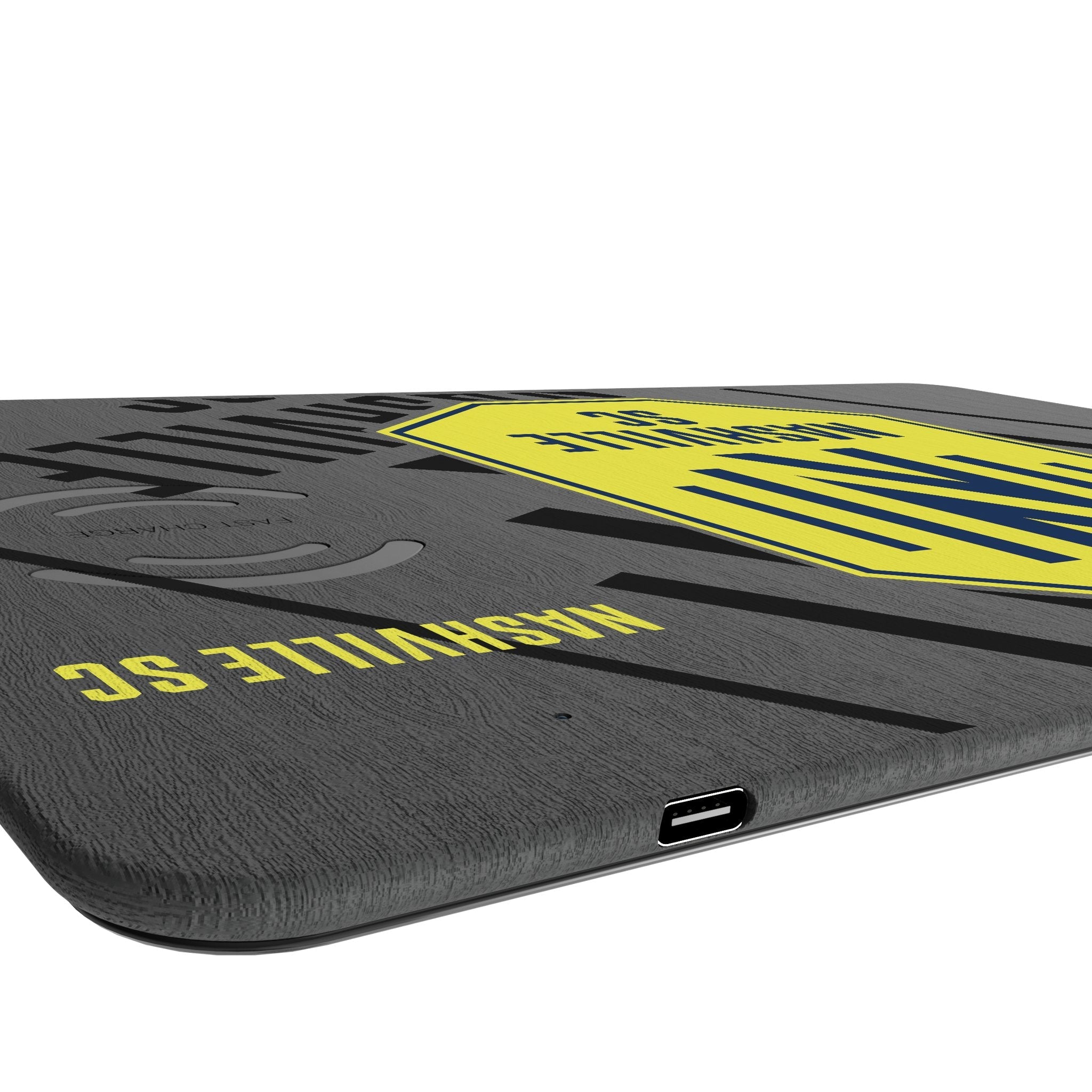 Nashville SC Monocolor Tilt 15-Watt Wireless Charger and Mouse Pad 3