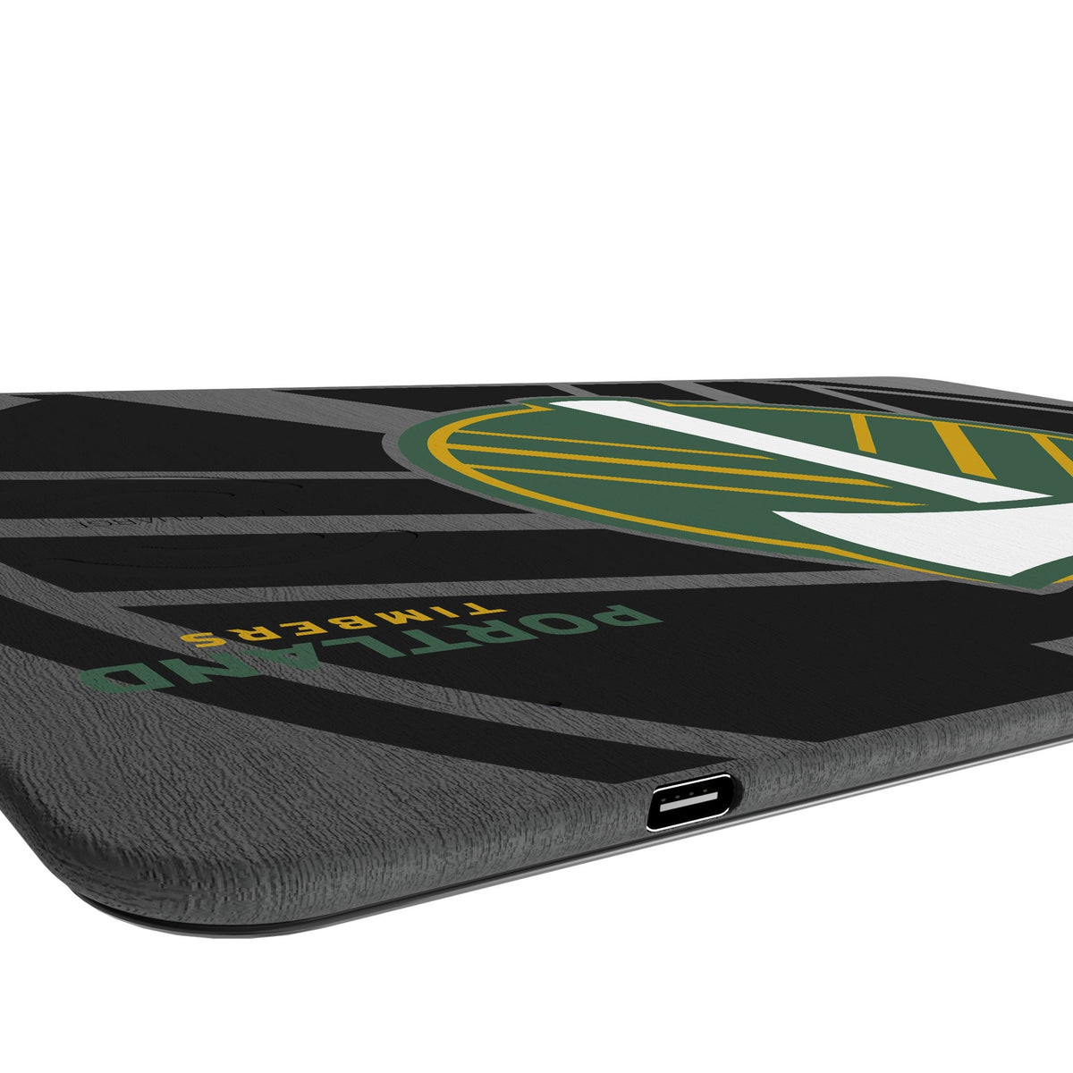 Portland Timbers Monocolor Tilt 15-Watt Wireless Charger and Mouse Pad 3