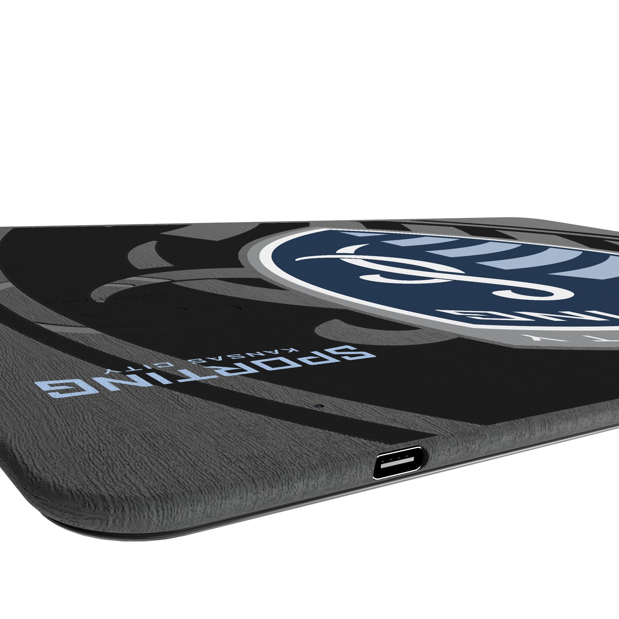 Sporting Kansas City Monocolor Tilt 15-Watt Wireless Charger and Mouse Pad 3