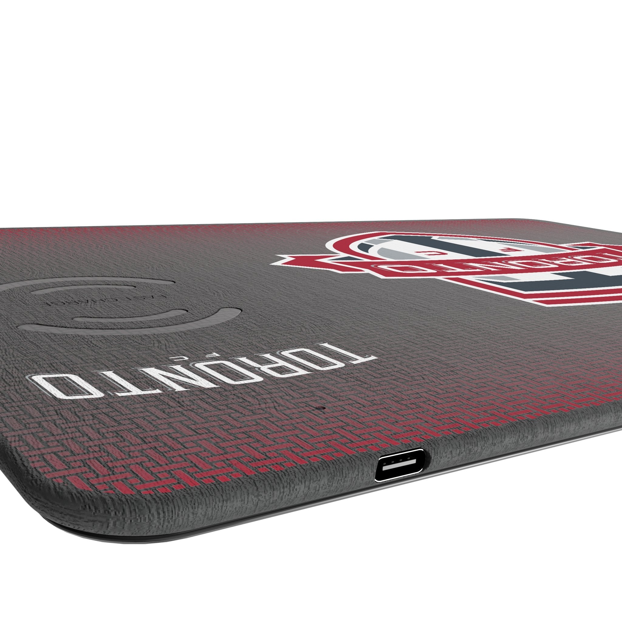 Toronto FC Linen 15-Watt Wireless Charger and Mouse Pad 3