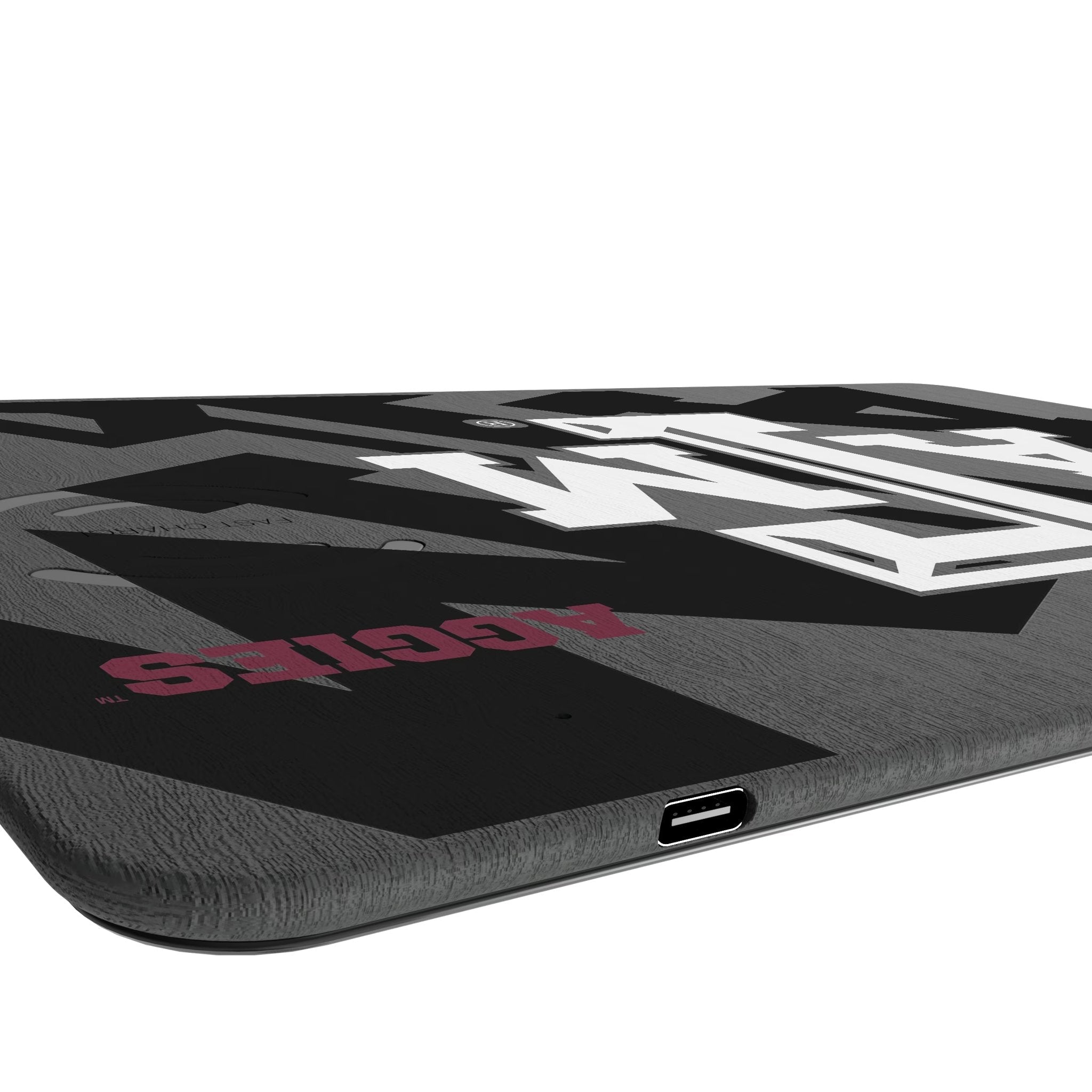 Texas A&M University Aggies Monocolor Tilt 15-Watt Wireless Charger and Mouse Pad 3