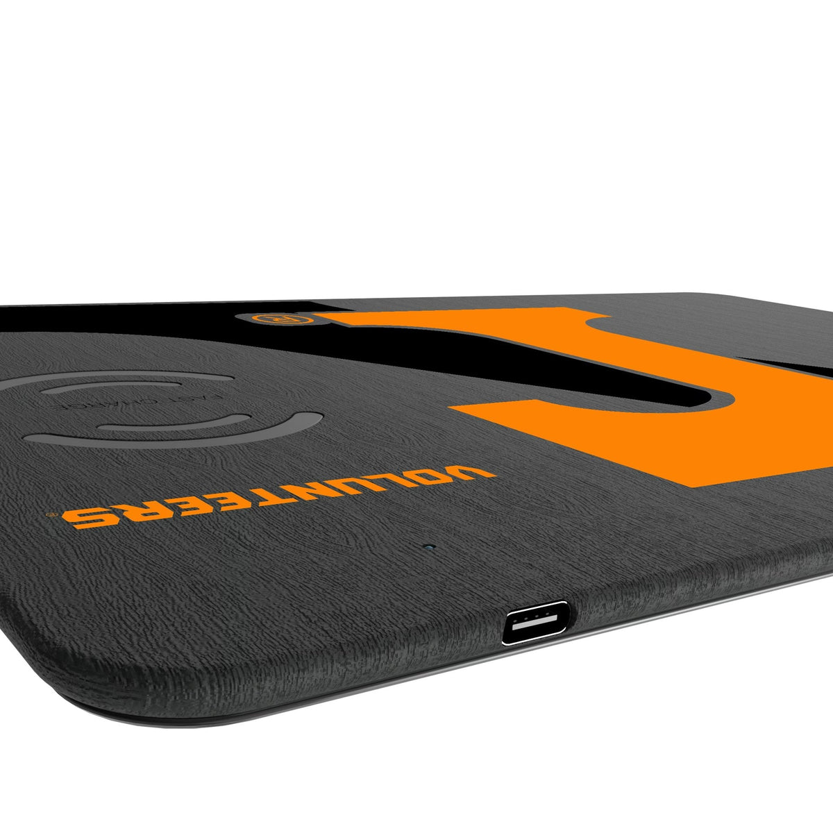 University of Tennessee Volunteers Monocolor Tilt 15-Watt Wireless Charger and Mouse Pad 2
