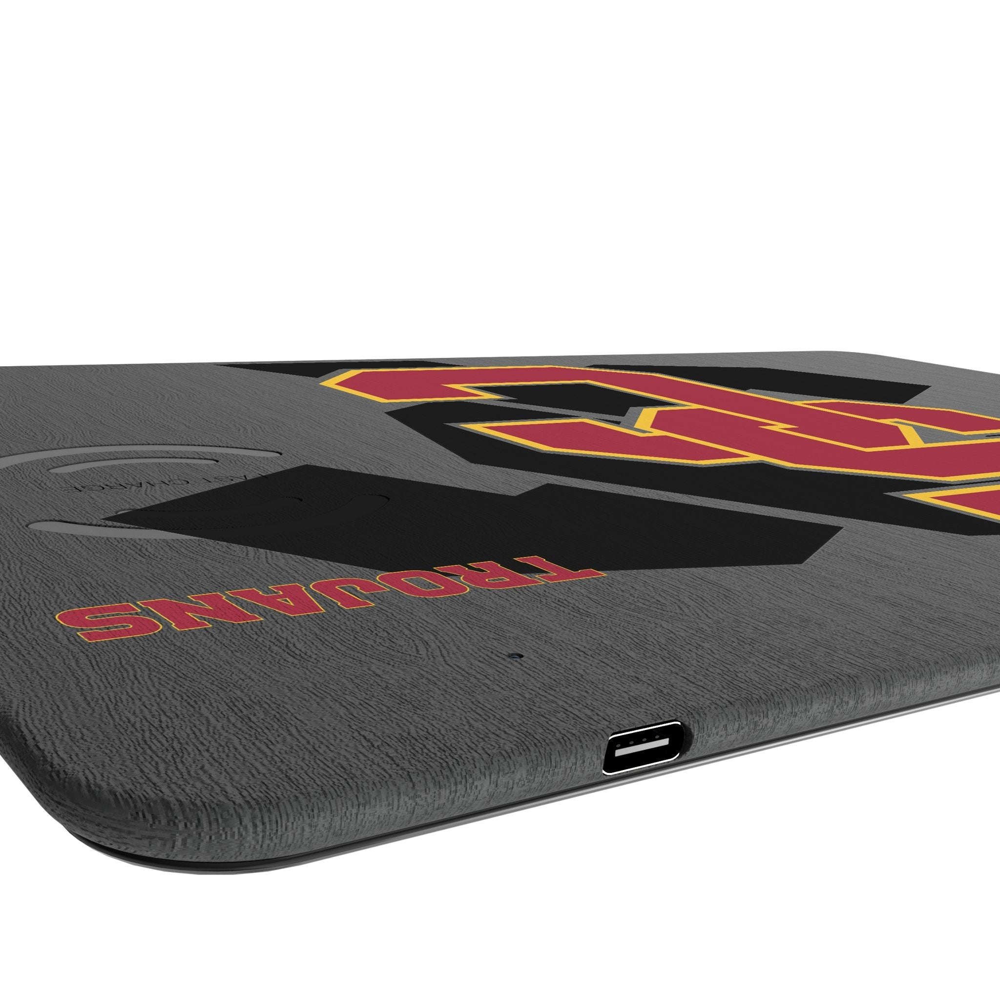 University of Southern California Trojans Monocolor Tilt 15-Watt Wireless Charger and Mouse Pad 3