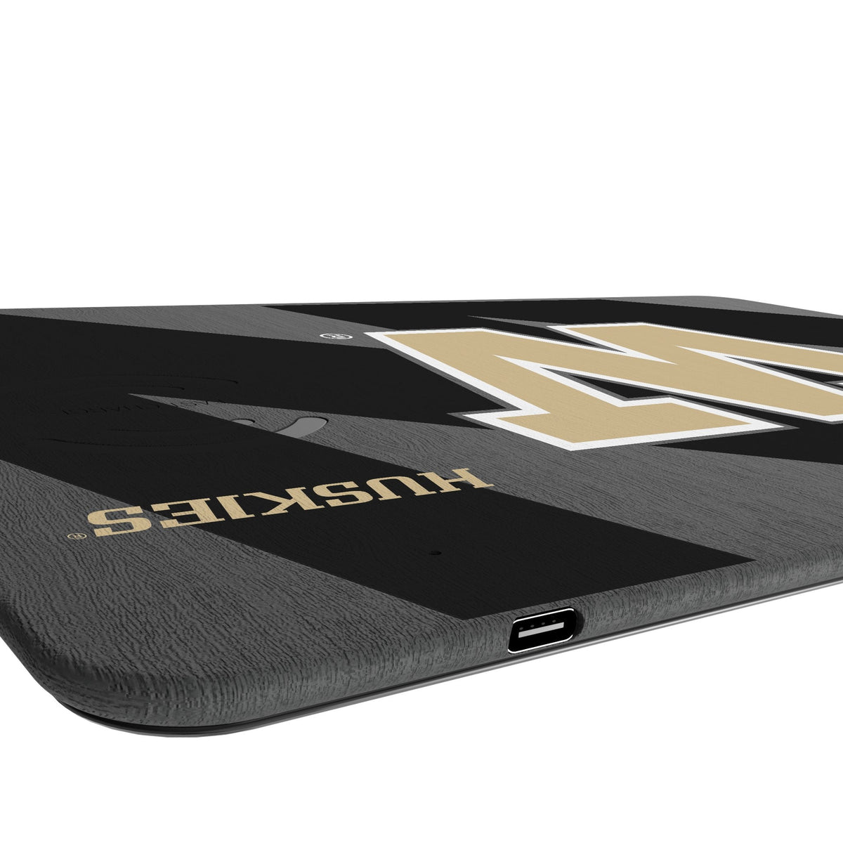 University of Washington Huskies Monocolor Tilt 15-Watt Wireless Charger and Mouse Pad 3