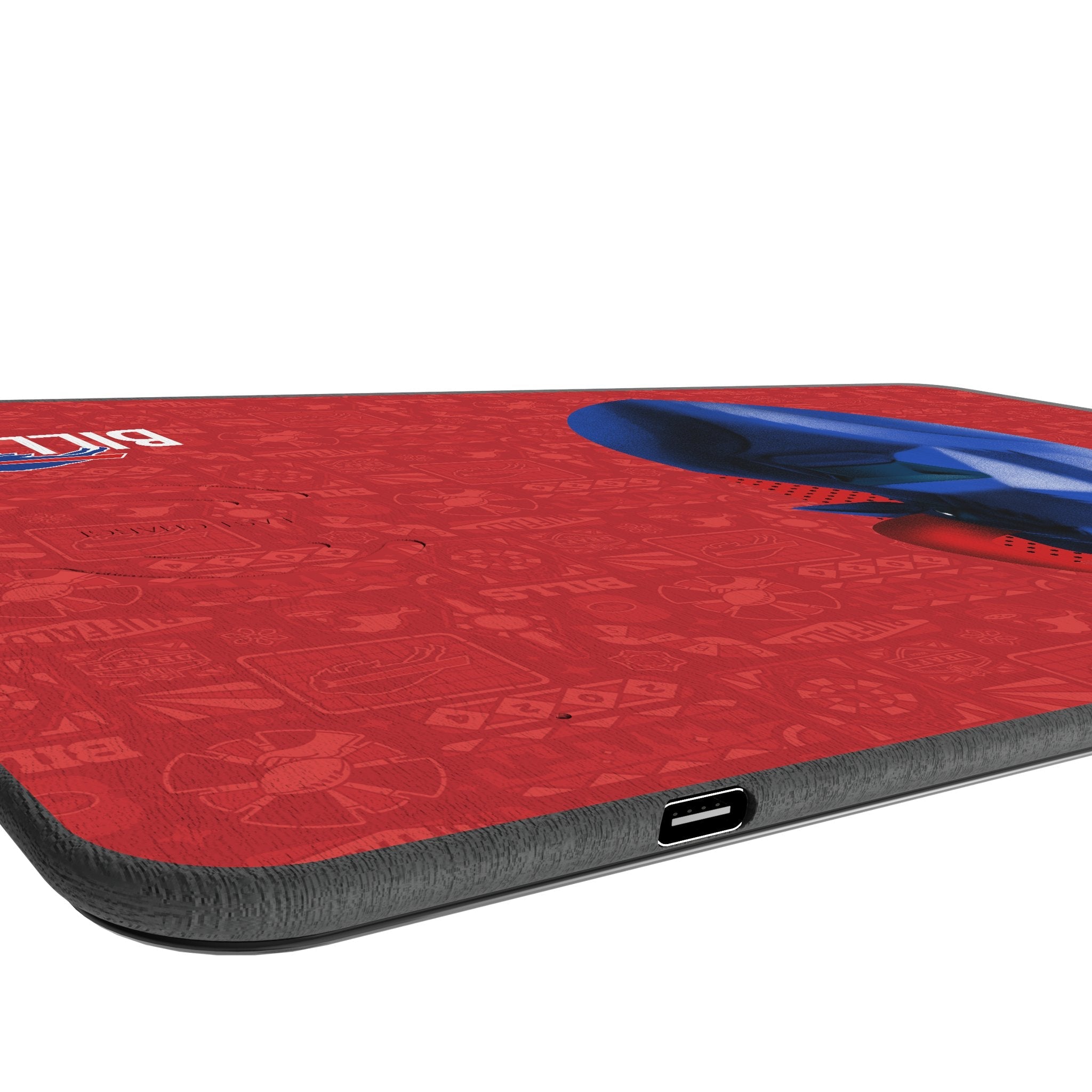 Buffalo Bills 2024 Edition 15-Watt Wireless Charger and Mouse Pad 3
