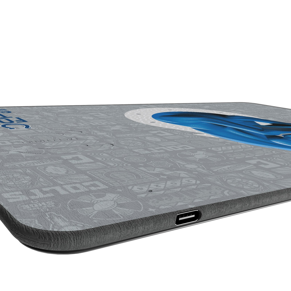 Indianapolis Colts 2024 Edition 15-Watt Wireless Charger and Mouse Pad 3