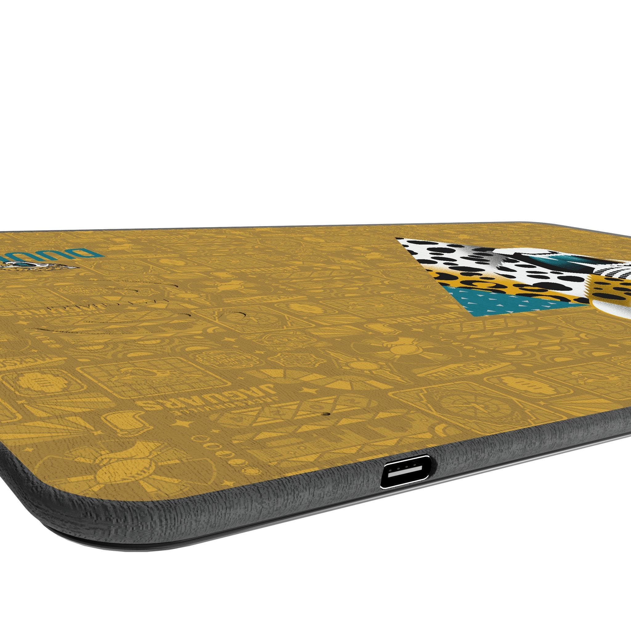 Jacksonville Jaguars 2024 Edition 15-Watt Wireless Charger and Mouse Pad 3