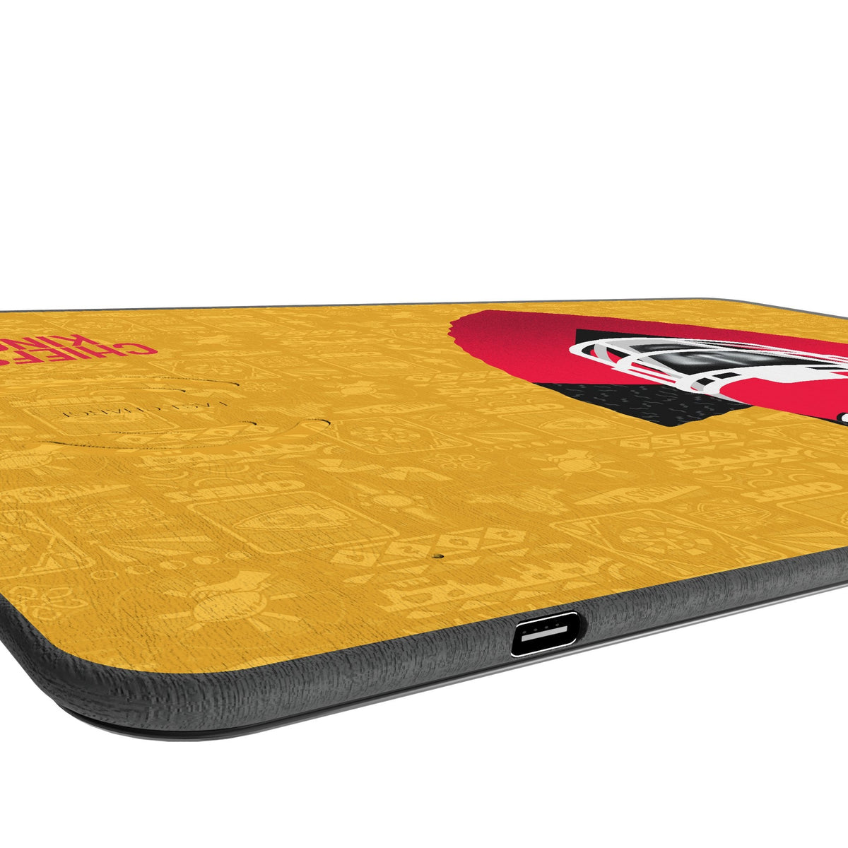 Kansas City Chiefs 2024 Edition 15-Watt Wireless Charger and Mouse Pad 3