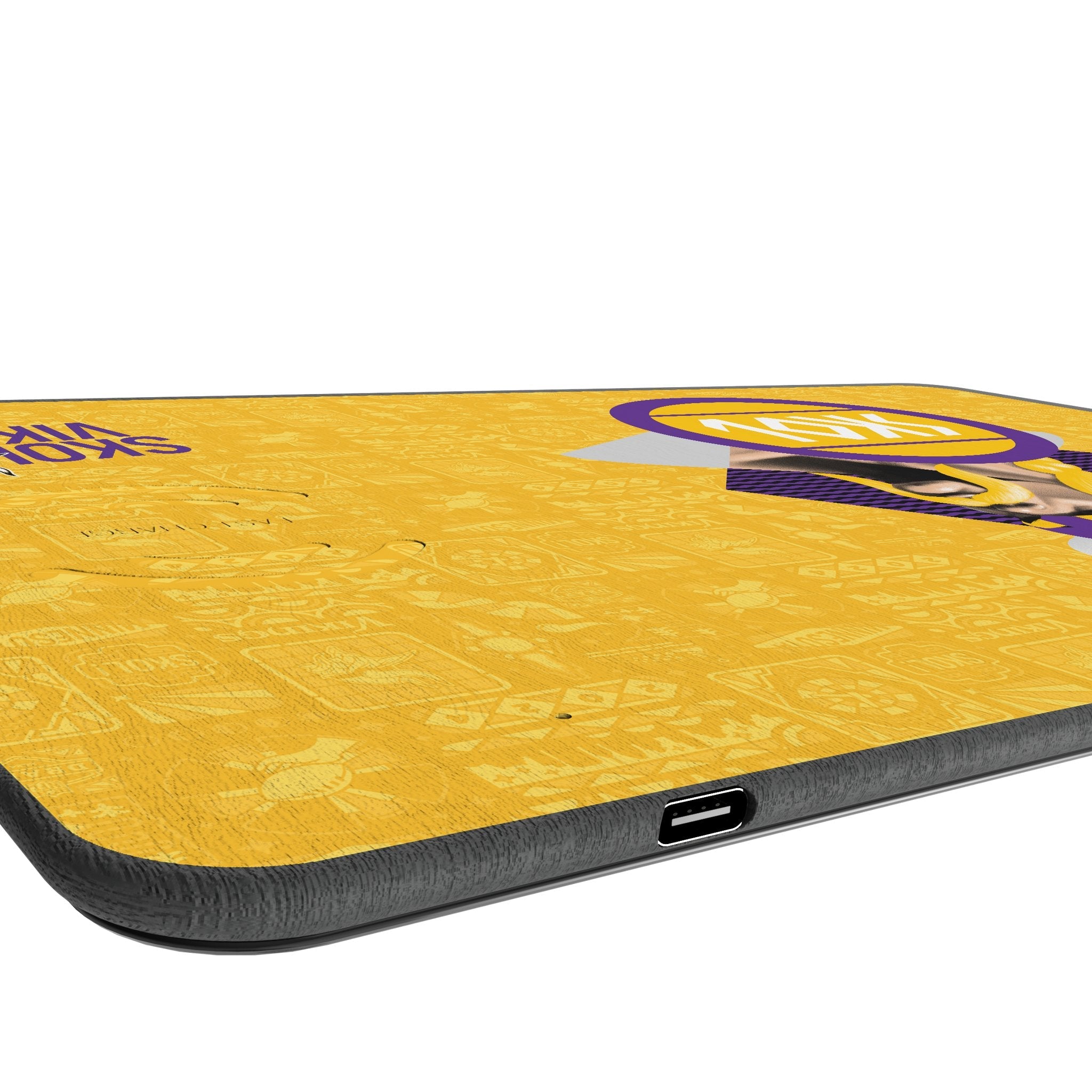 Minnesota Vikings 2024 Edition 15-Watt Wireless Charger and Mouse Pad 3