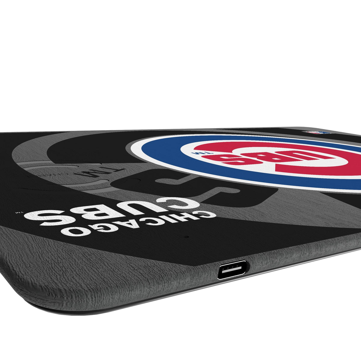 Chicago Cubs Monocolor Tilt 15-Watt Wireless Charger and Mouse Pad 3