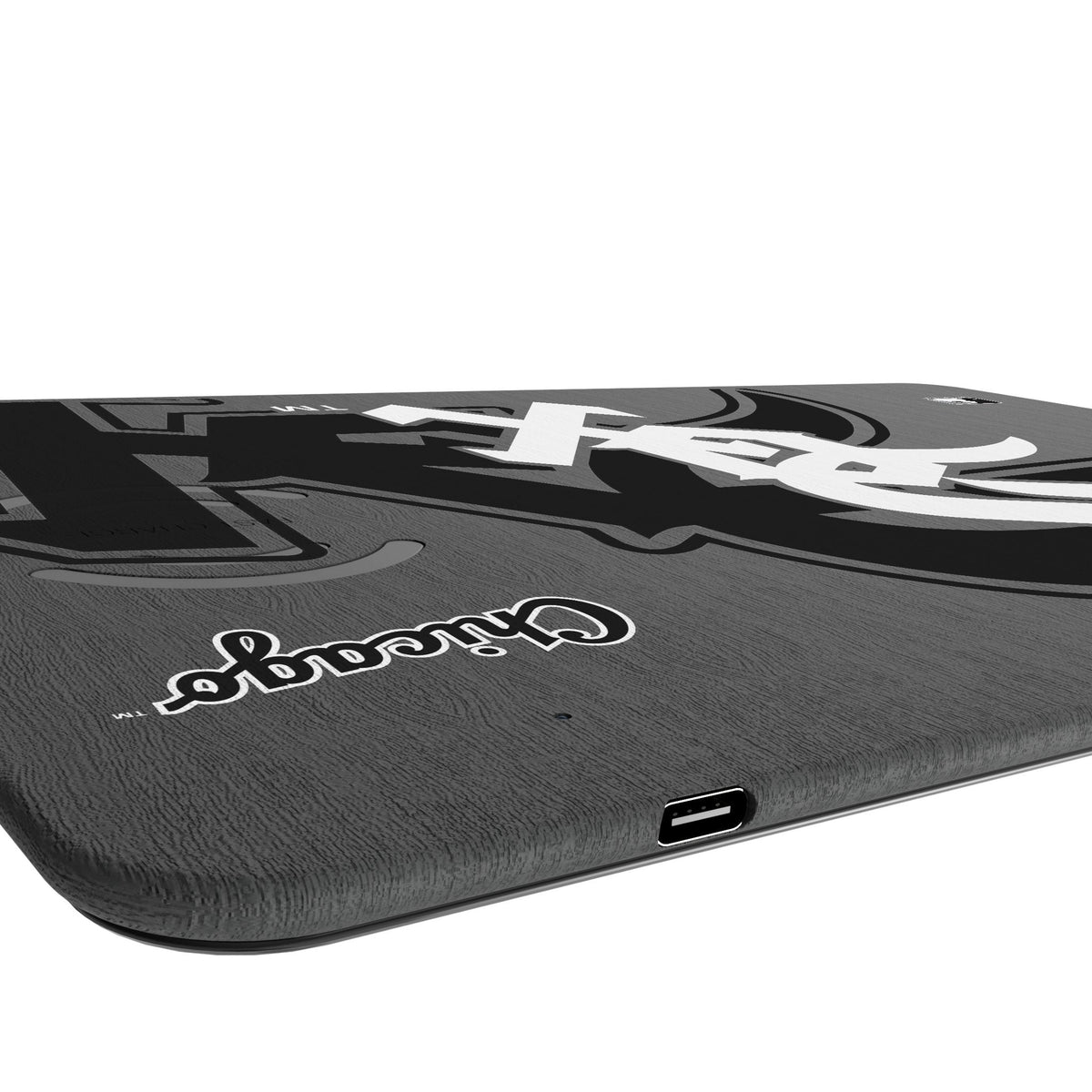 Chicago White Sox Monocolor Tilt 15-Watt Wireless Charger and Mouse Pad 3