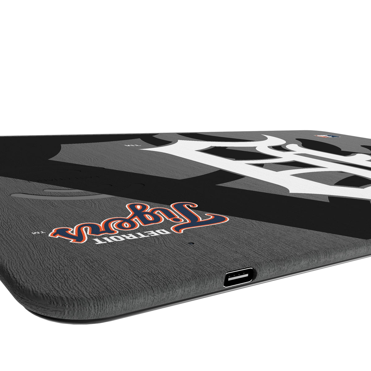 Detroit Tigers Monocolor Tilt 15-Watt Wireless Charger and Mouse Pad 3