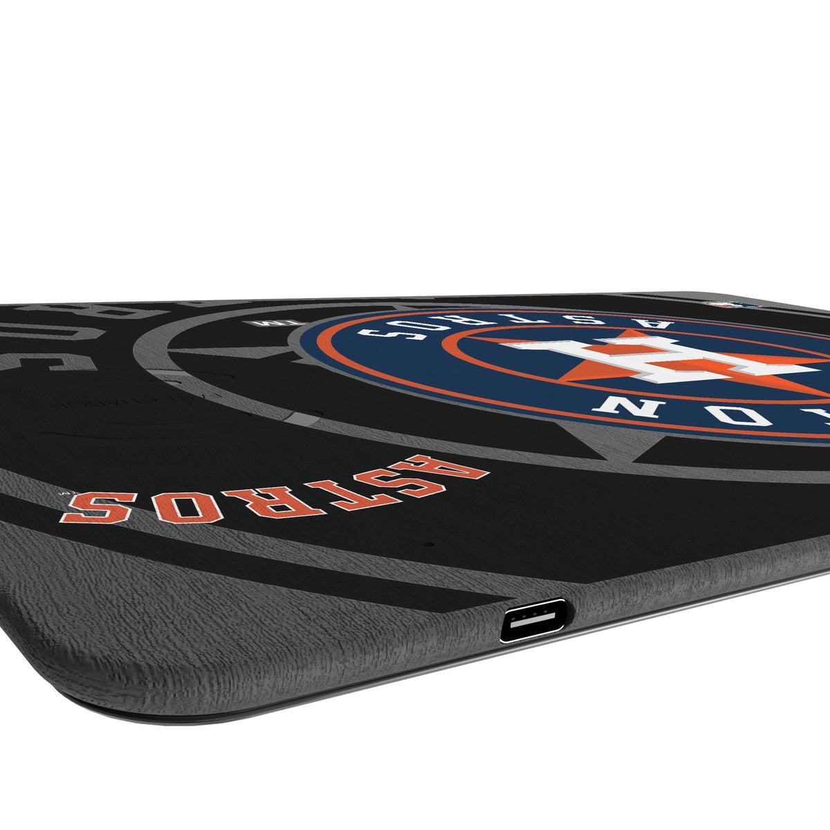 Houston Astros Monocolor Tilt 15-Watt Wireless Charger and Mouse Pad 3