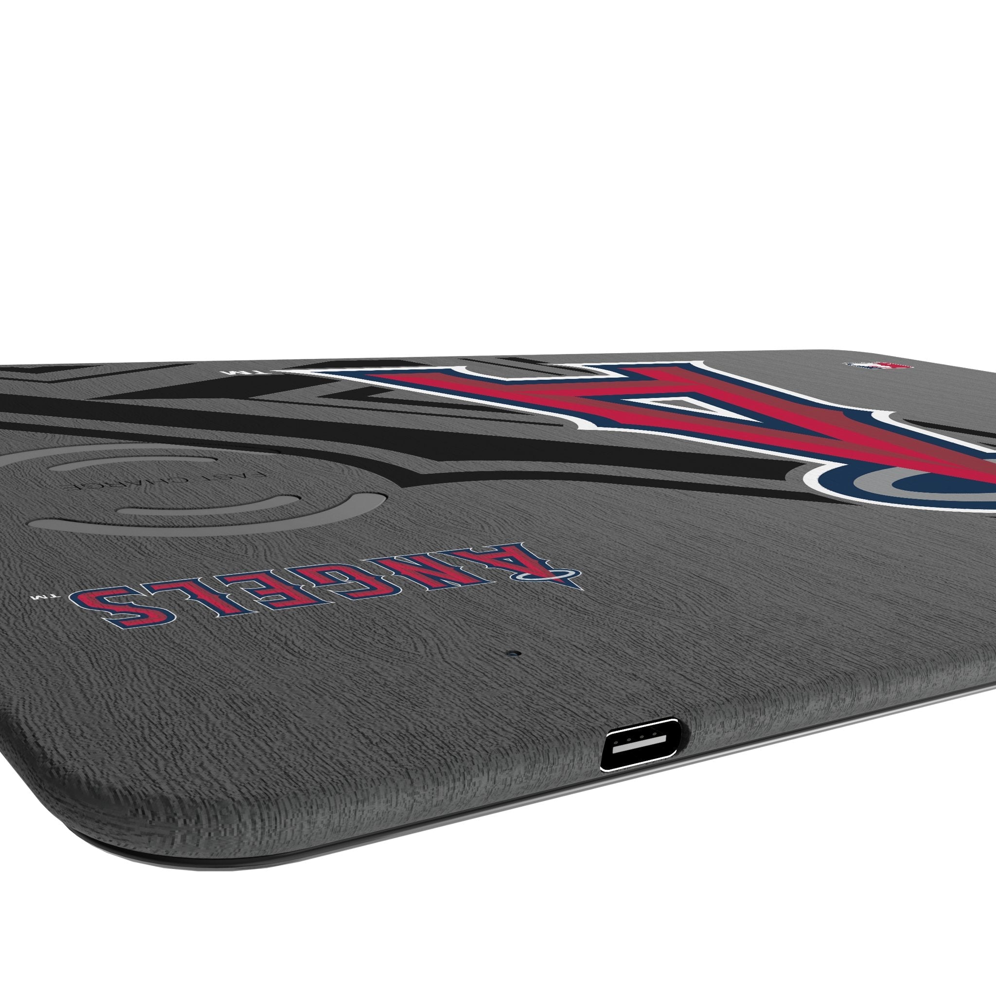 Los Angeles Angels Monocolor Tilt 15-Watt Wireless Charger and Mouse Pad 3