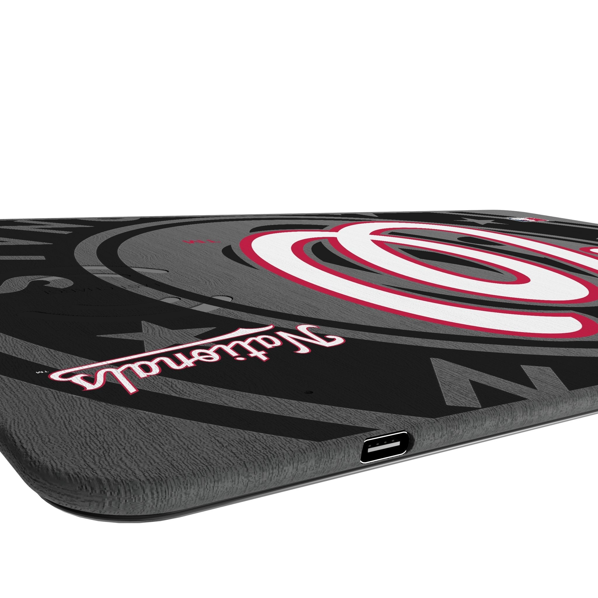 Washington Nationals Monocolor Tilt 15-Watt Wireless Charger and Mouse Pad 3