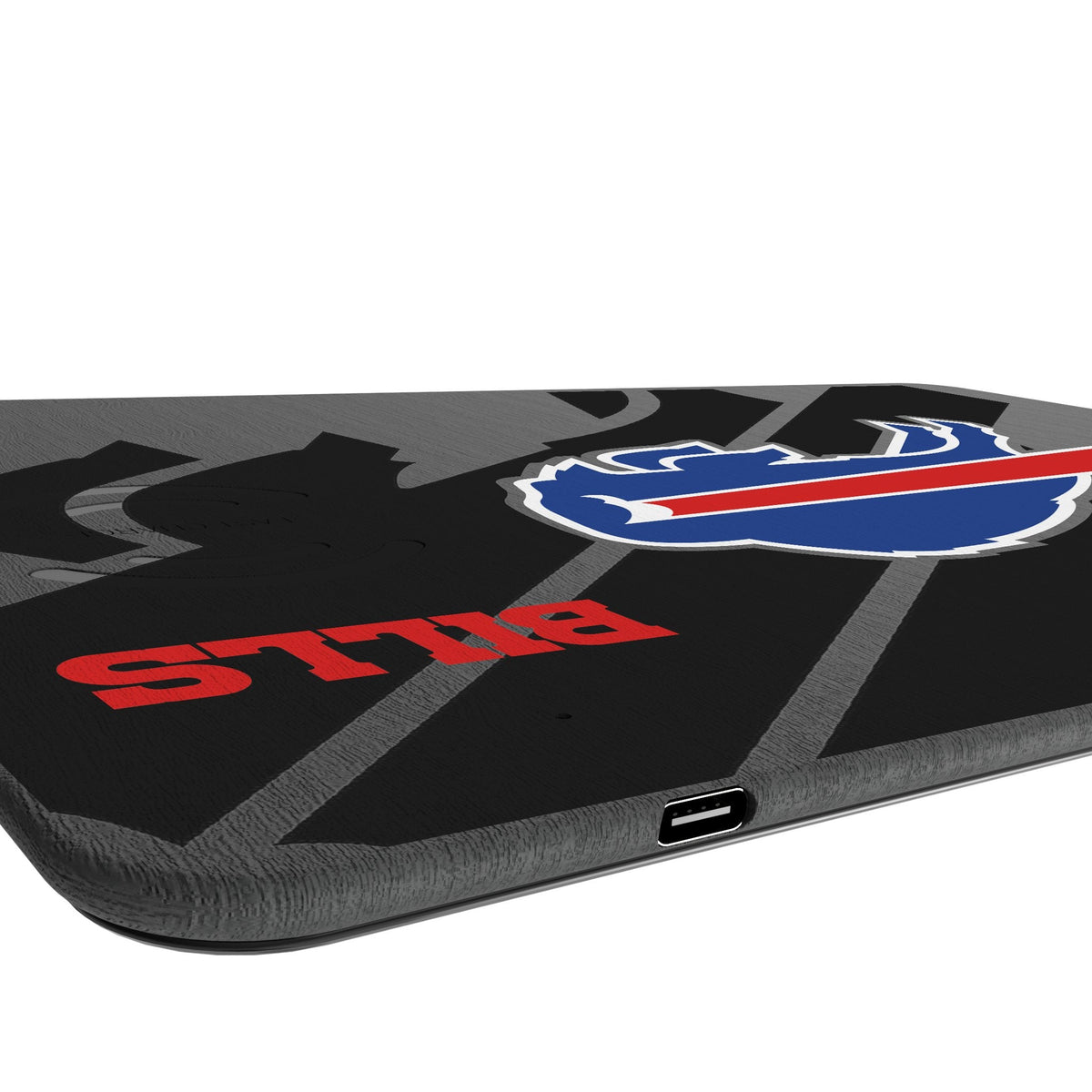 Buffalo Bills Monocolor Tilt 15-Watt Wireless Charger and Mouse Pad 3
