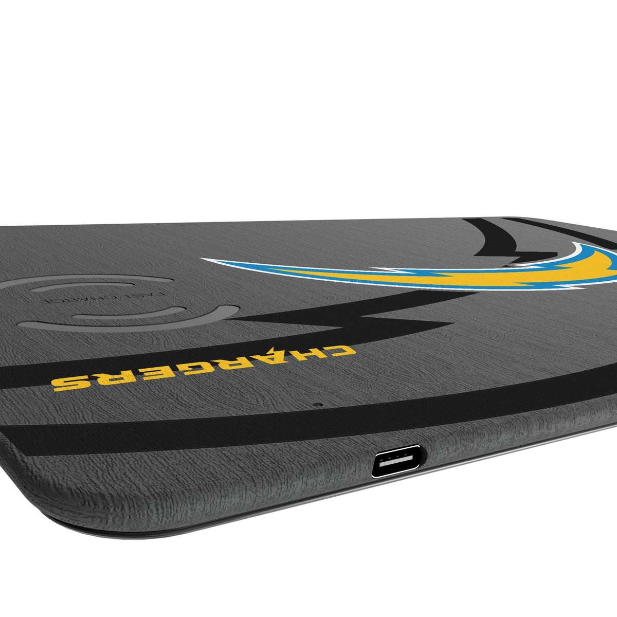 Los Angeles Chargers Monocolor Tilt 15-Watt Wireless Charger and Mouse Pad 3
