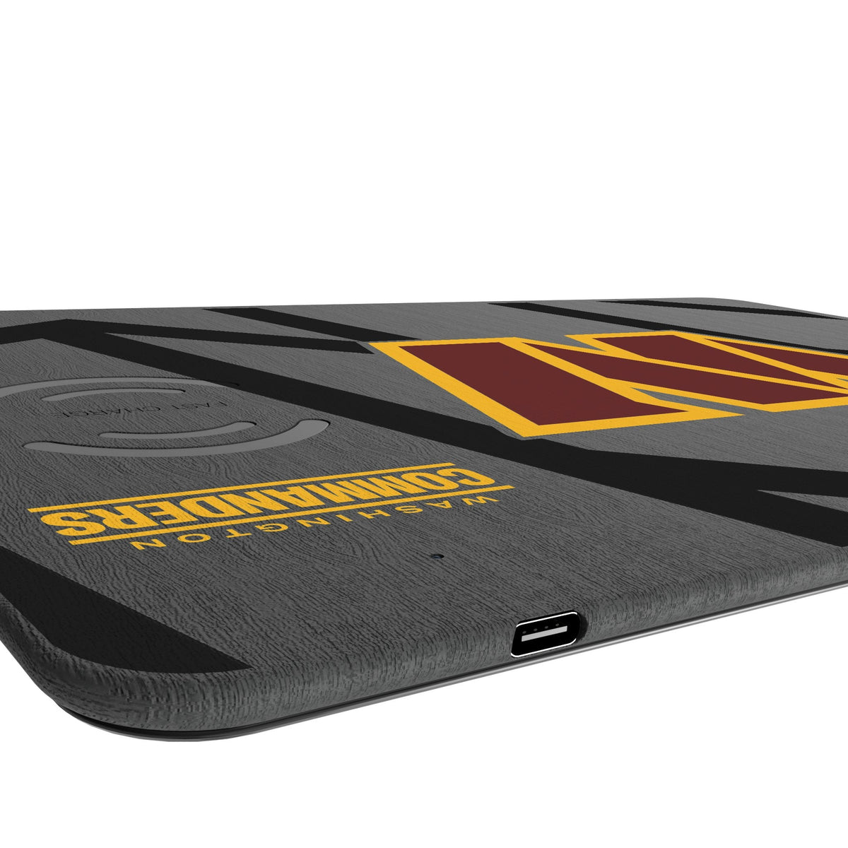 Washington Commanders Monocolor Tilt 15-Watt Wireless Charger and Mouse Pad 3