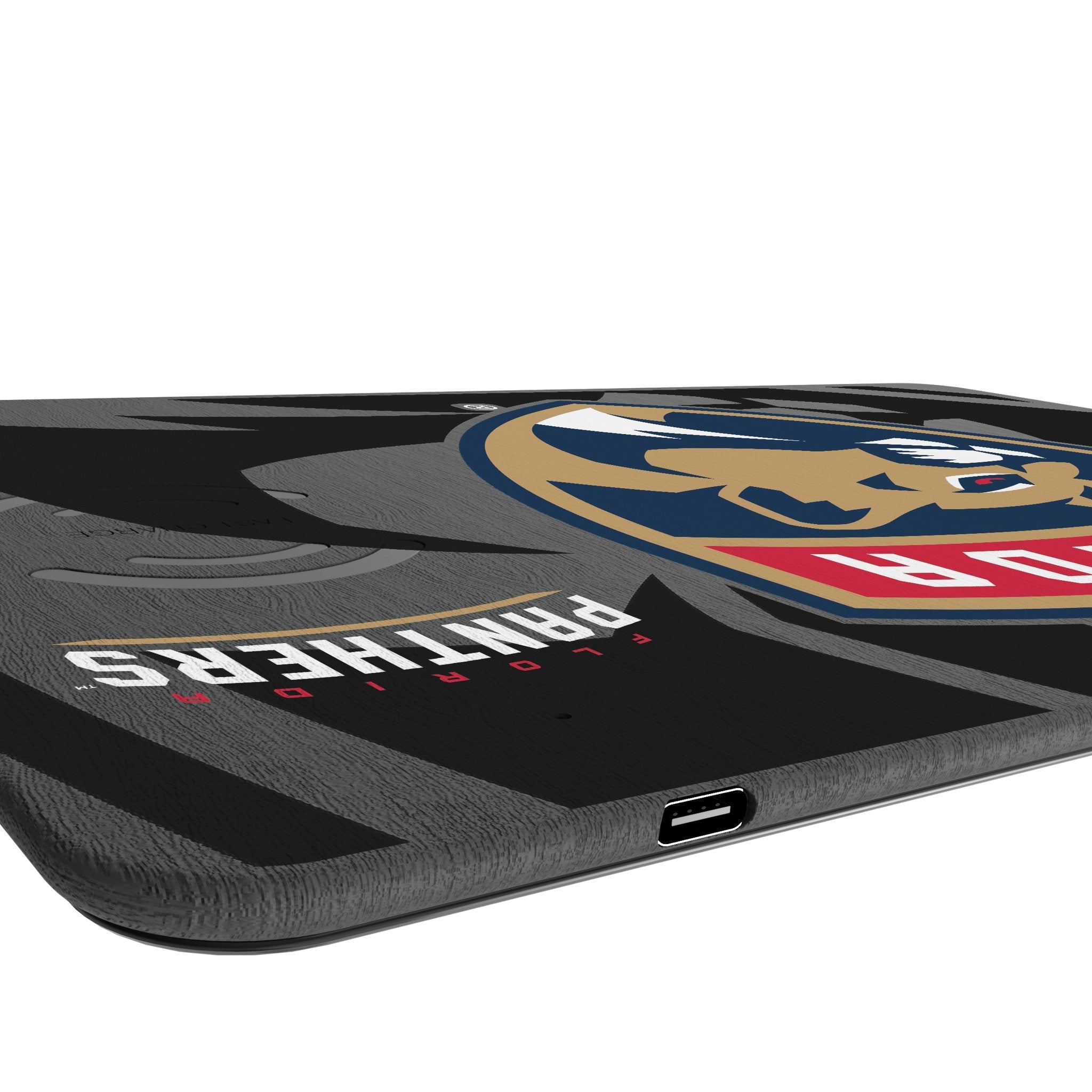 Florida Panthers Monocolor Tilt 15-Watt Wireless Charger and Mouse Pad 3