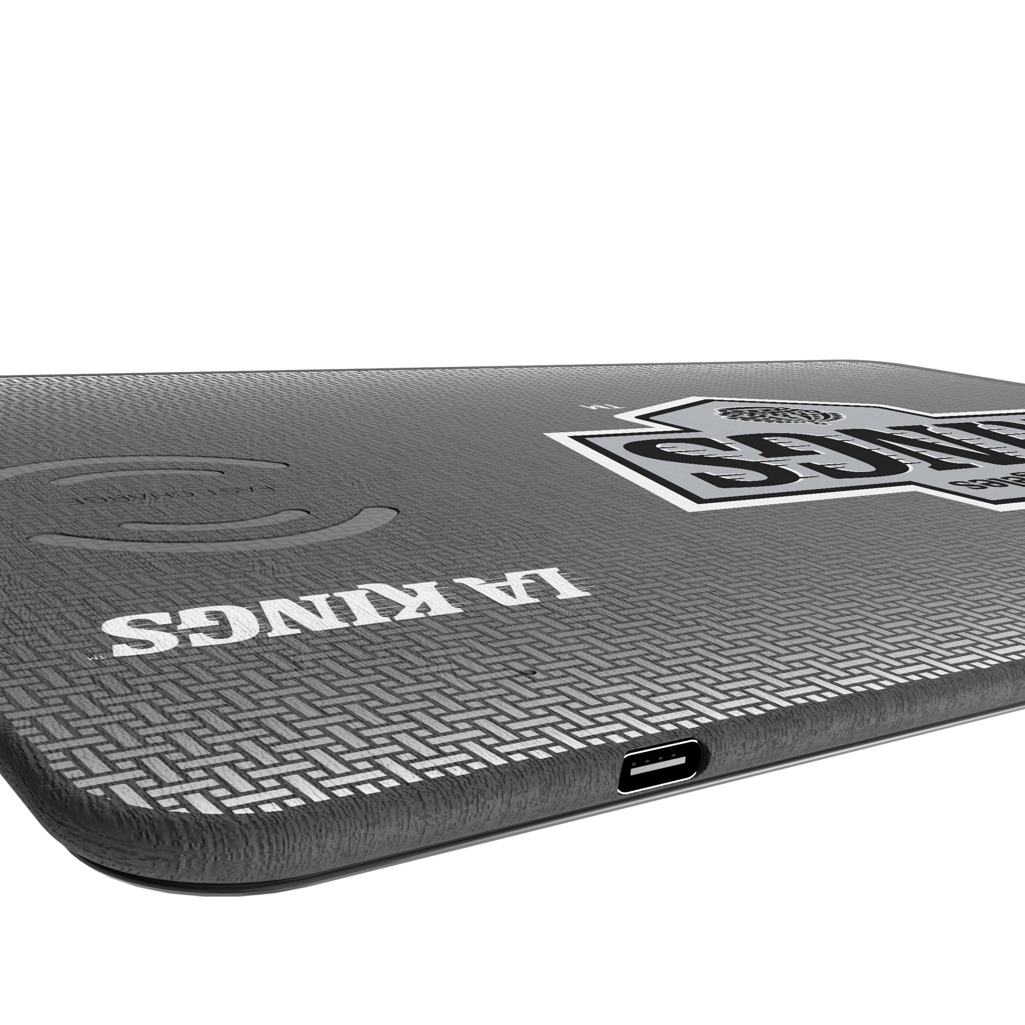 LA Kings Linen 15-Watt Wireless Charger and Mouse Pad 3