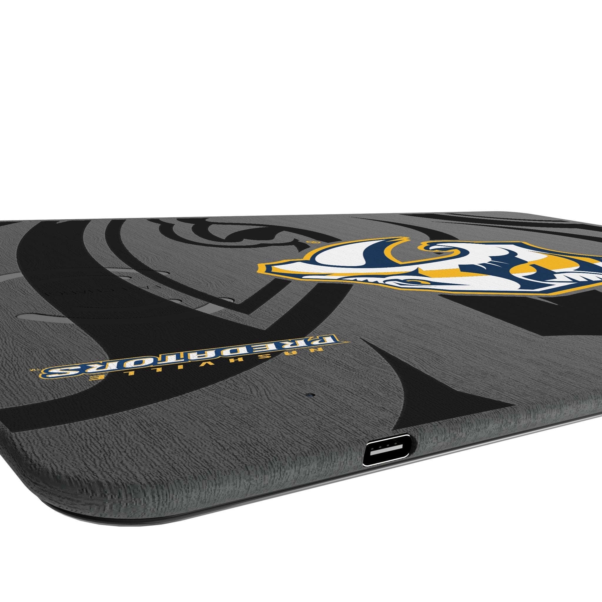 Nashville Predators Monocolor Tilt 15-Watt Wireless Charger and Mouse Pad 3