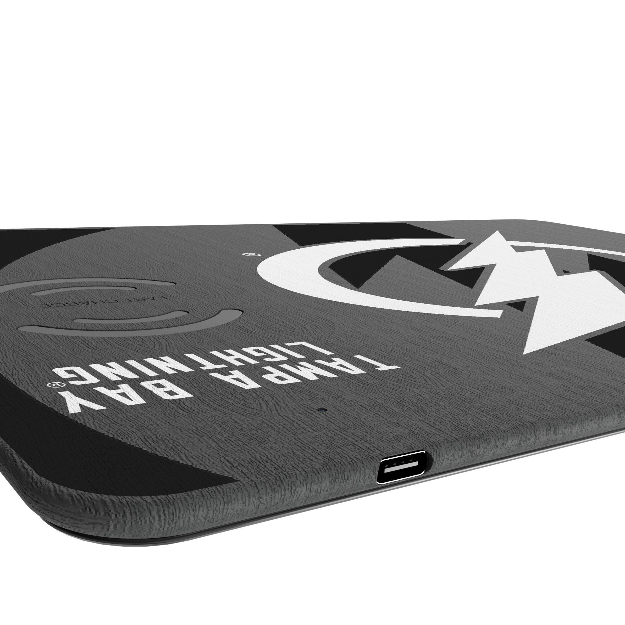 Tampa Bay Lightning Monocolor Tilt 15-Watt Wireless Charger and Mouse Pad 3