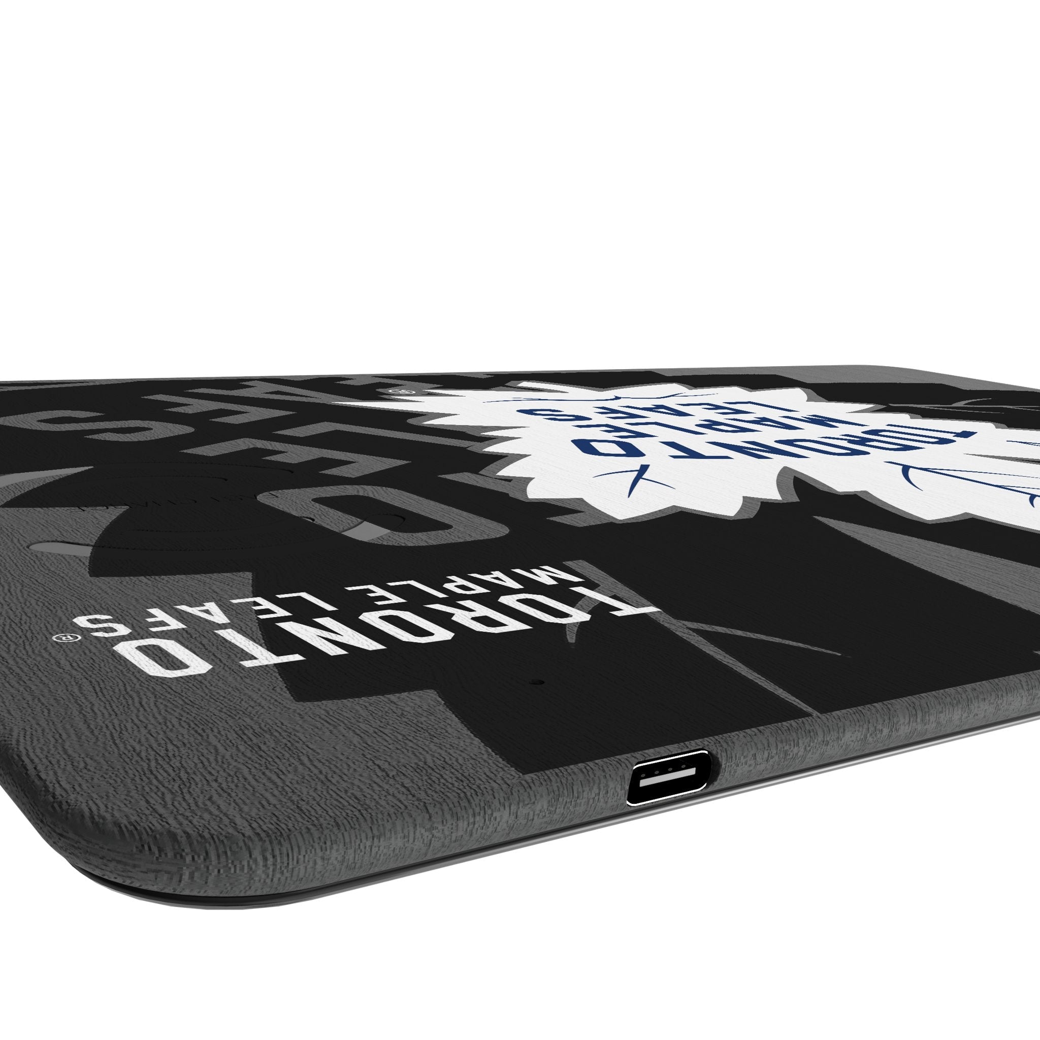 Toronto Maple Leafs Monocolor Tilt 15-Watt Wireless Charger and Mouse Pad 3