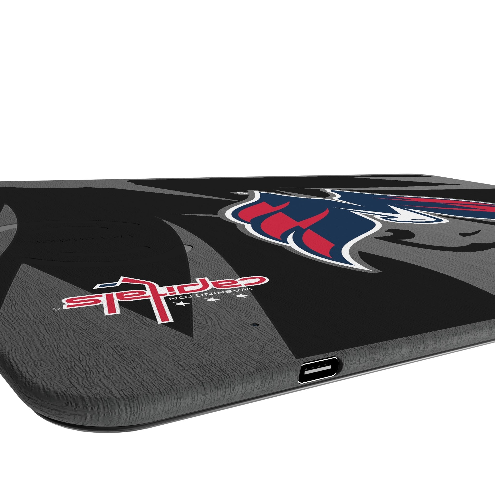 Washington Capitals Monocolor Tilt 15-Watt Wireless Charger and Mouse Pad 3