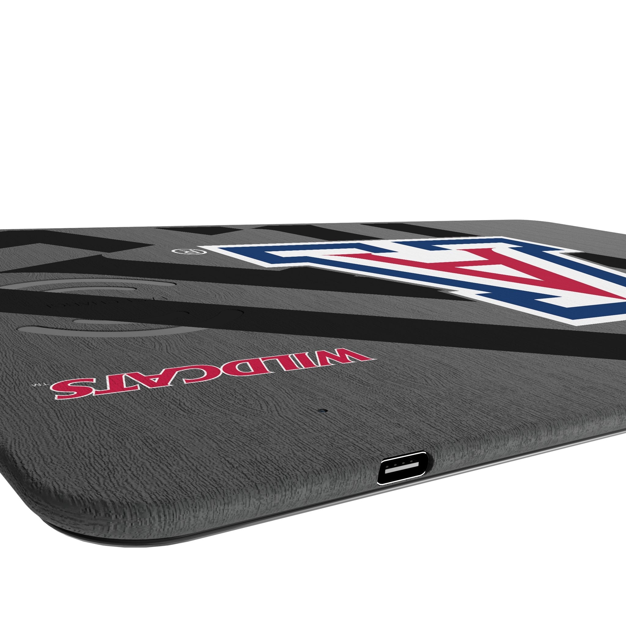 University of Arizona Wildcats Monocolor Tilt 15-Watt Wireless Charger and Mouse Pad 3