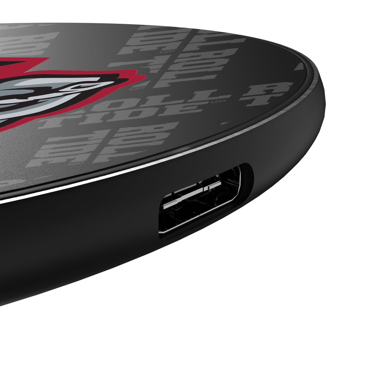 University of Alabama Crimson Tide Script A Quadtile 15-Watt Wireless Charger 3