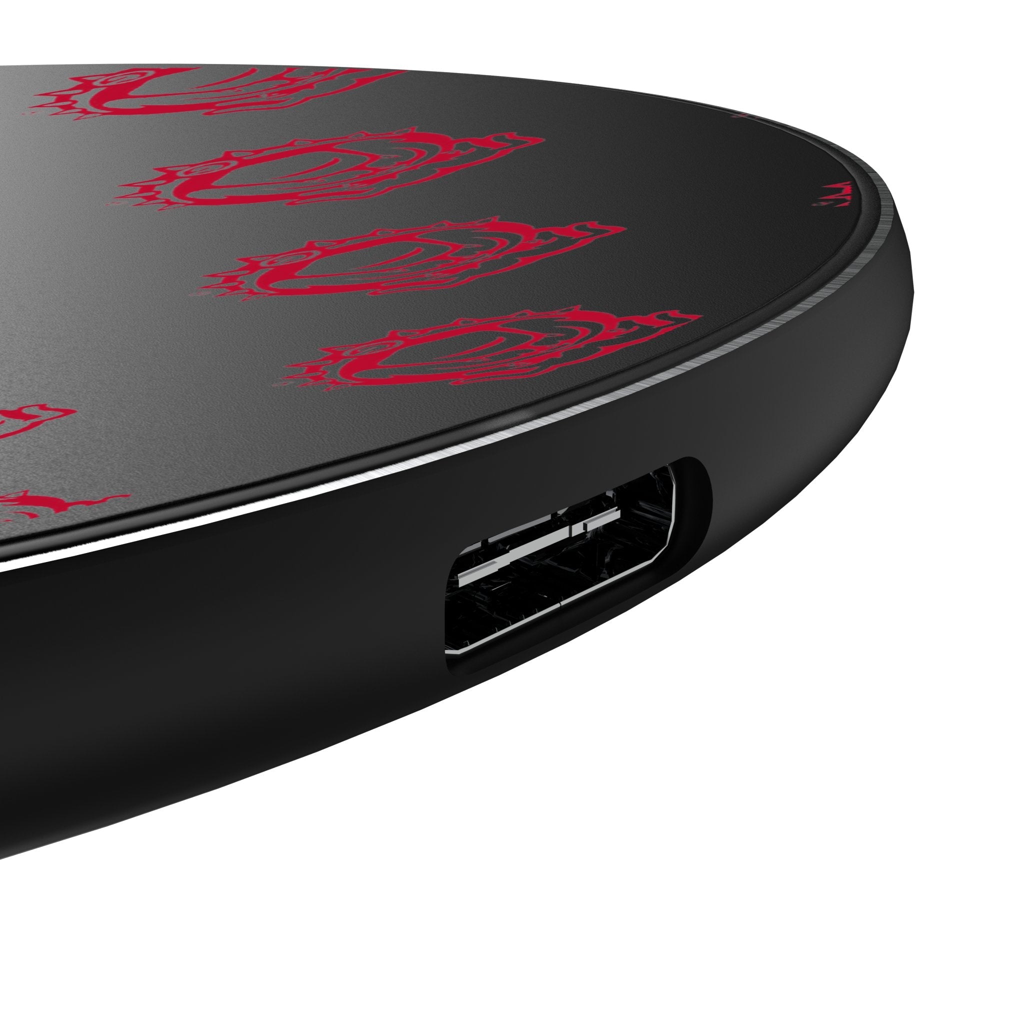 University of Georgia Bulldogs Uga Fashion Pattern 15-Watt Wireless Charger 3