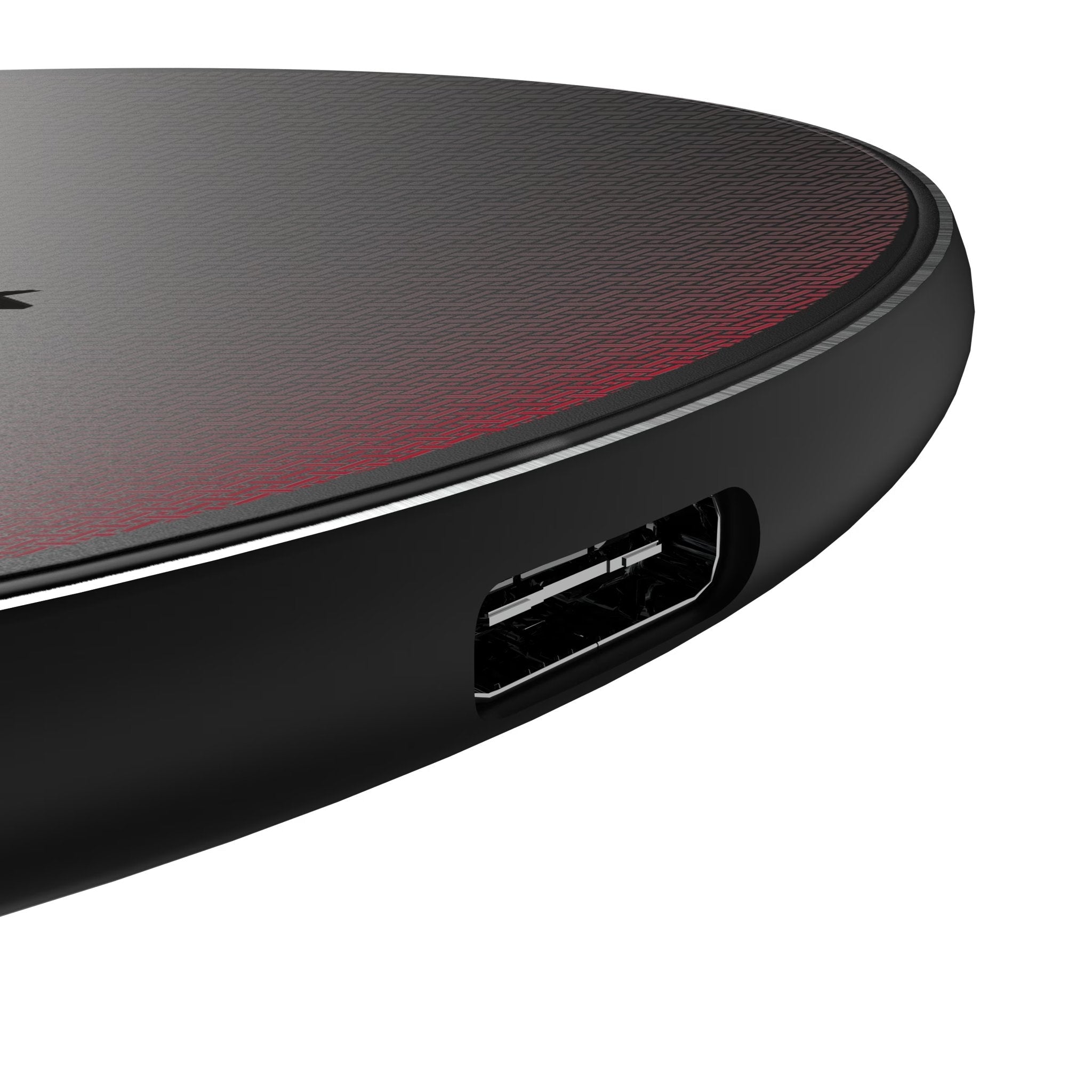 University of Utah Utes Linen 15-Watt Wireless Charger 3