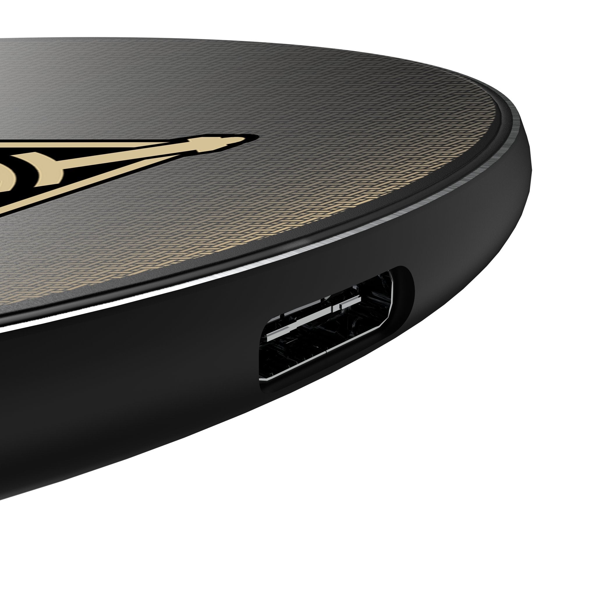 United States Military Academy Black Knights Linen 15-Watt Wireless Charger 3