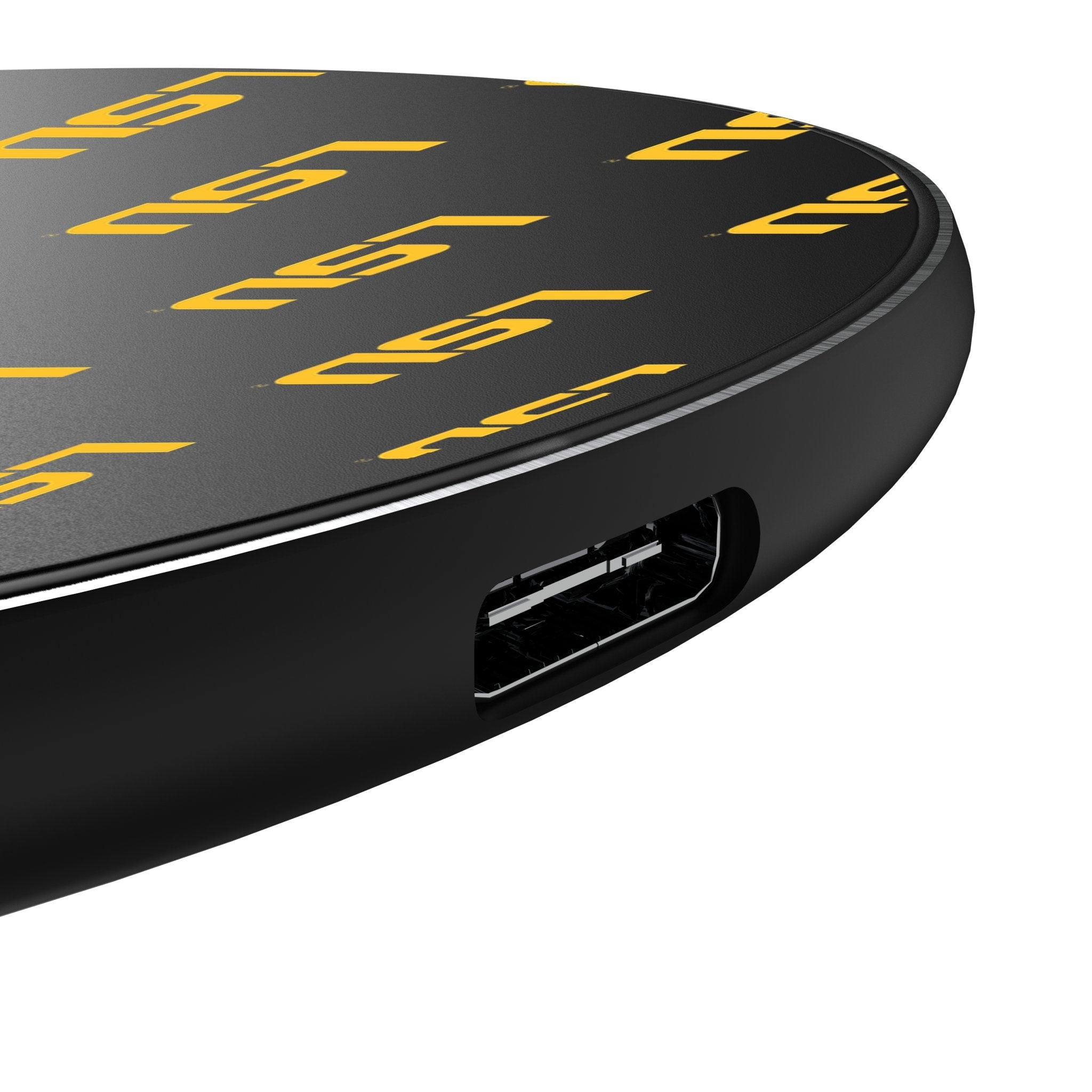 Louisiana State University Tigers Fashion Pattern 15-Watt Wireless Charger 3